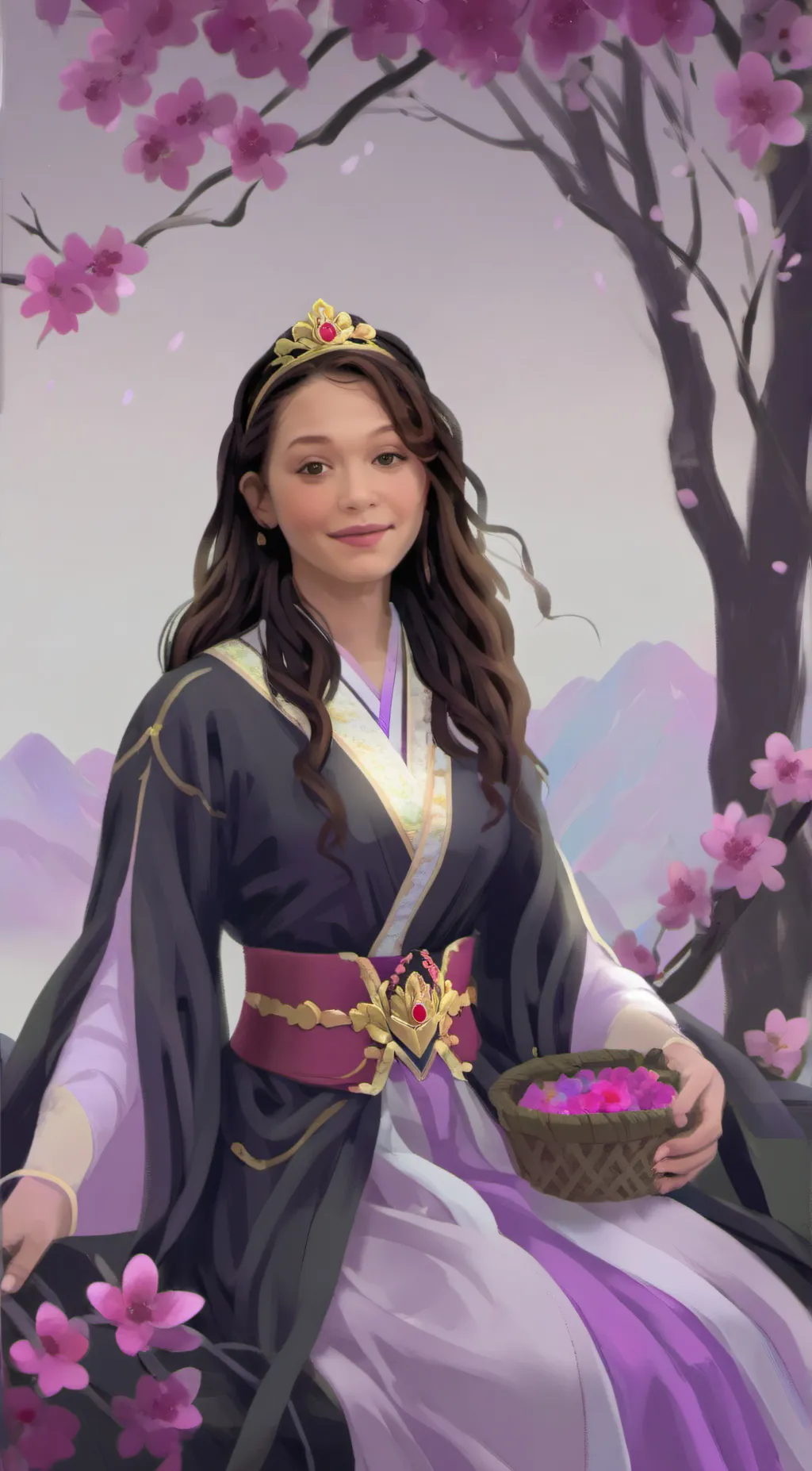 ai character: Panda  background