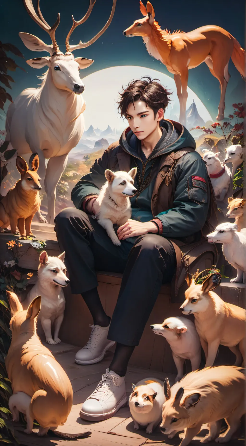 ai character: Oliver background