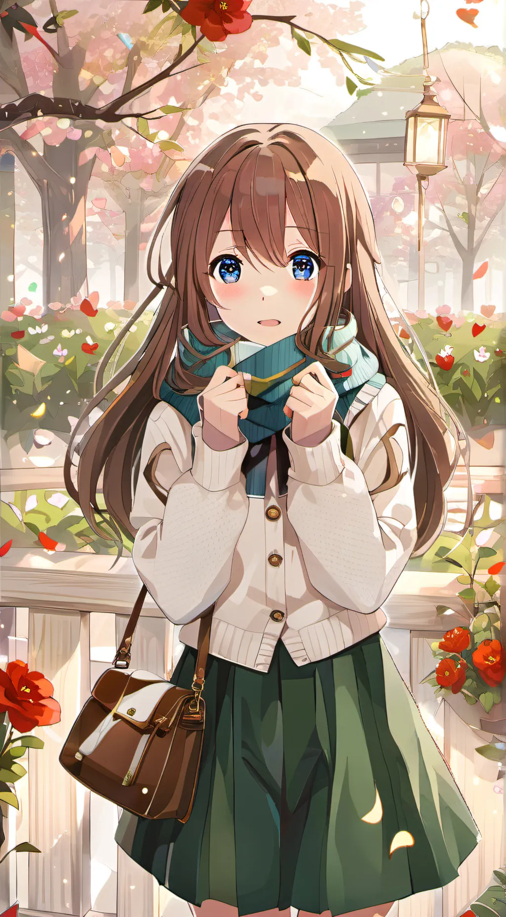 ai character: Miku Nakano background