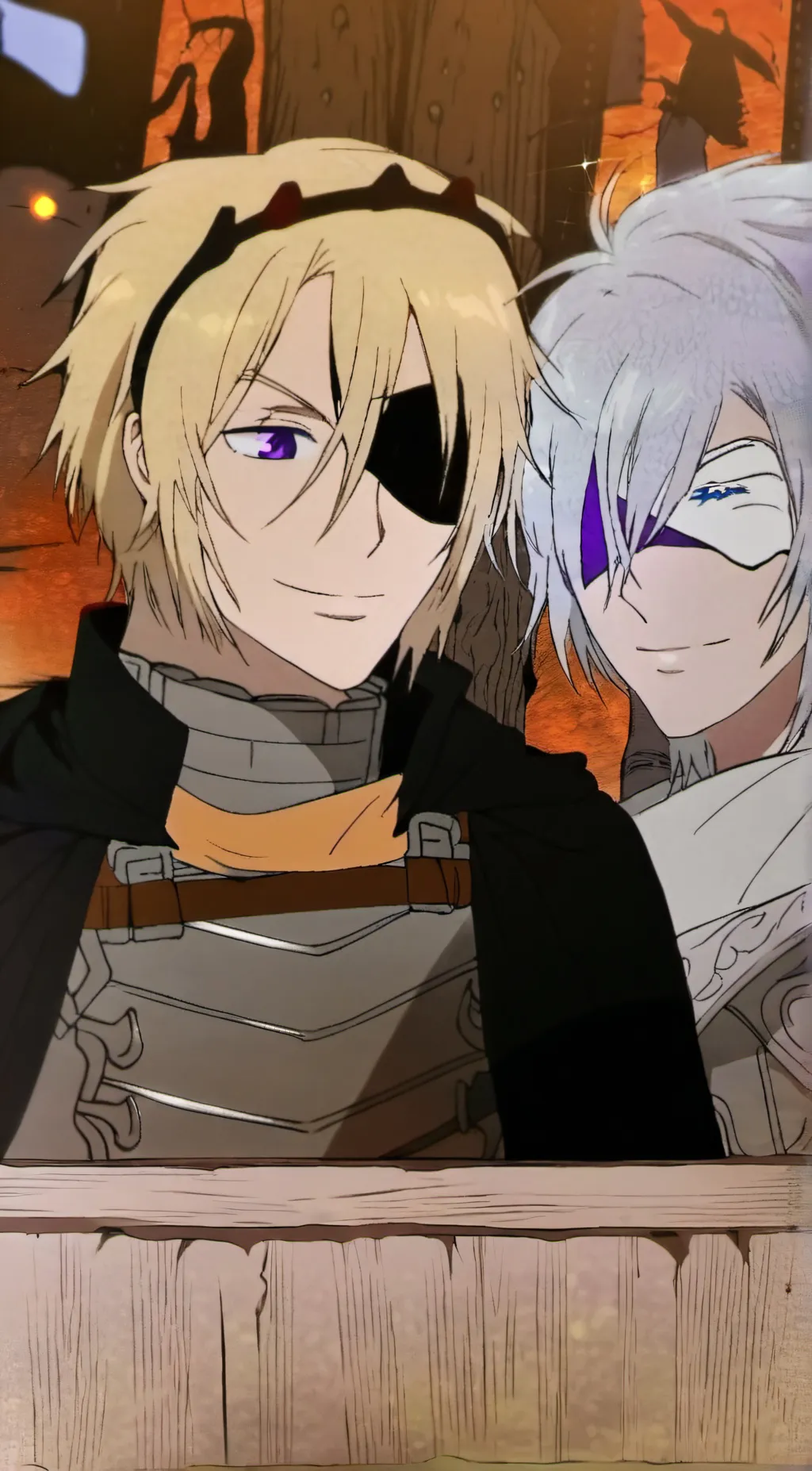 ai character: Shodow and light background