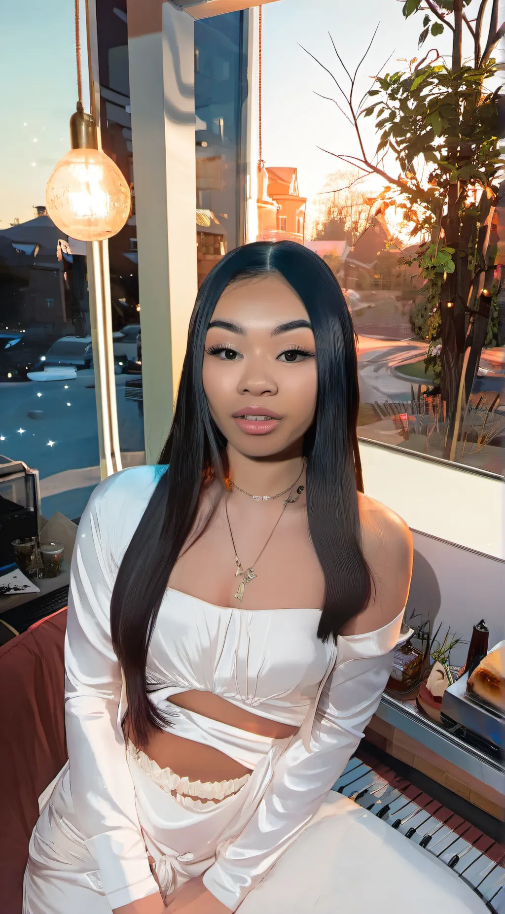 ai character: Savannah background