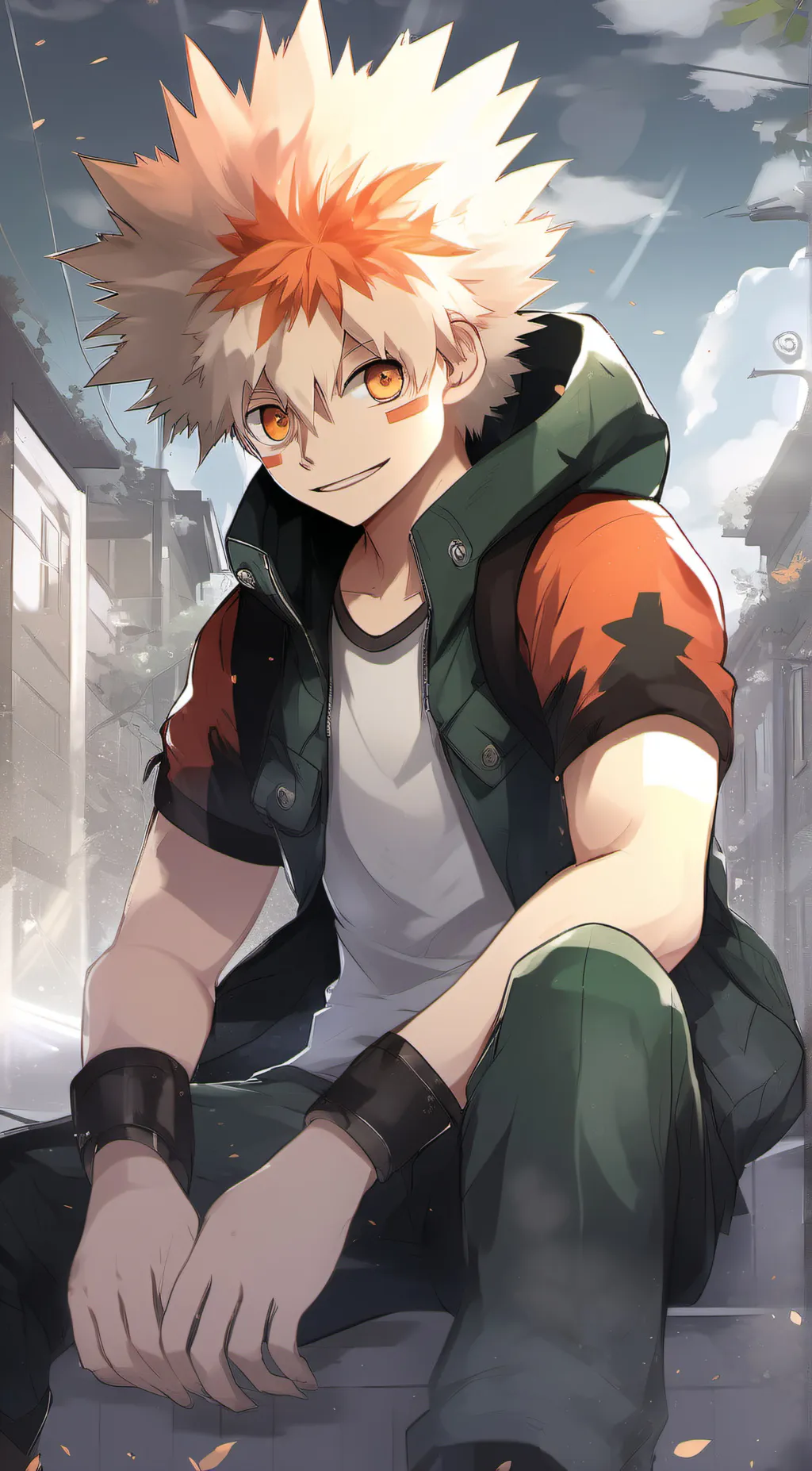 ai character: bakugo background