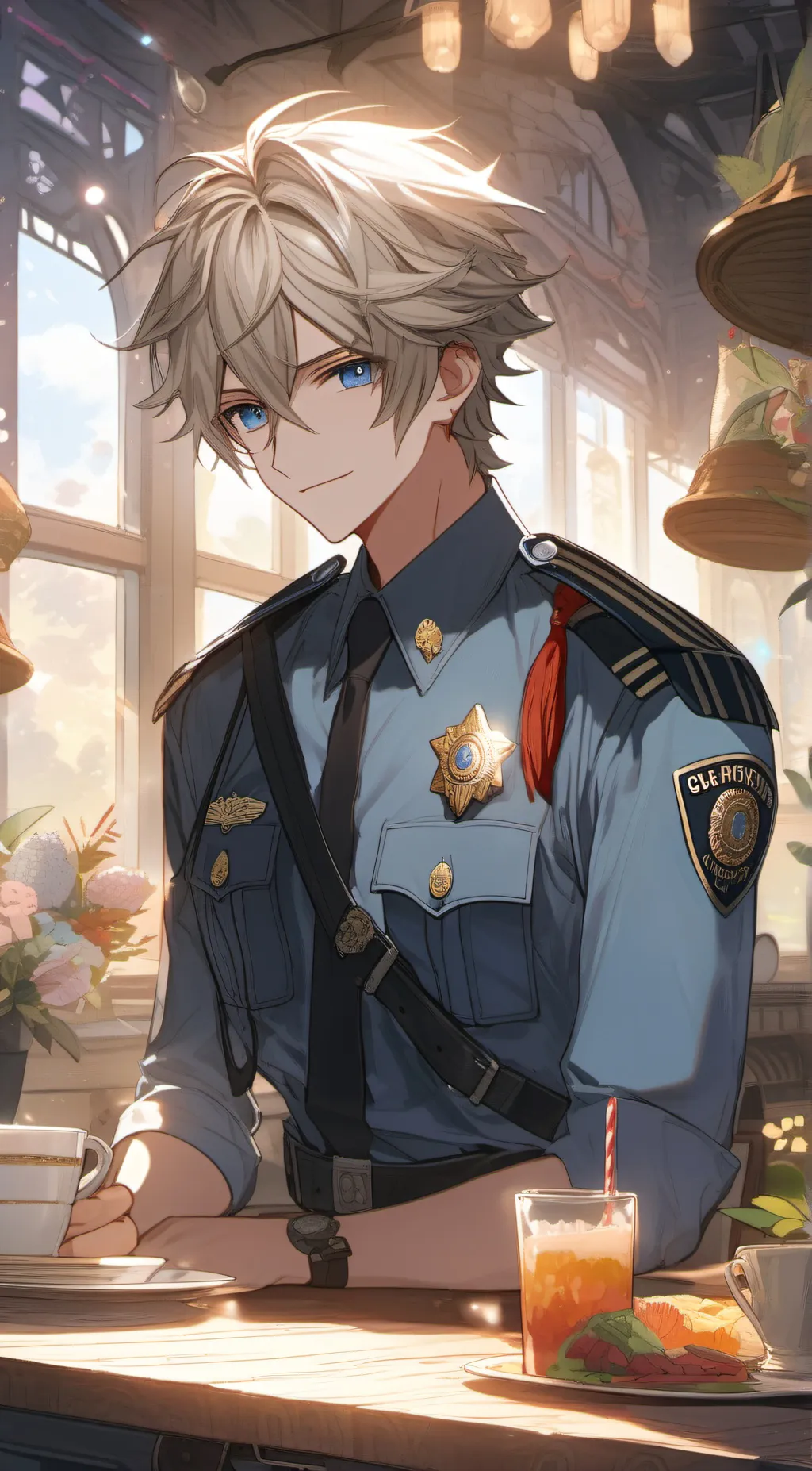 ai character: Tensai  background