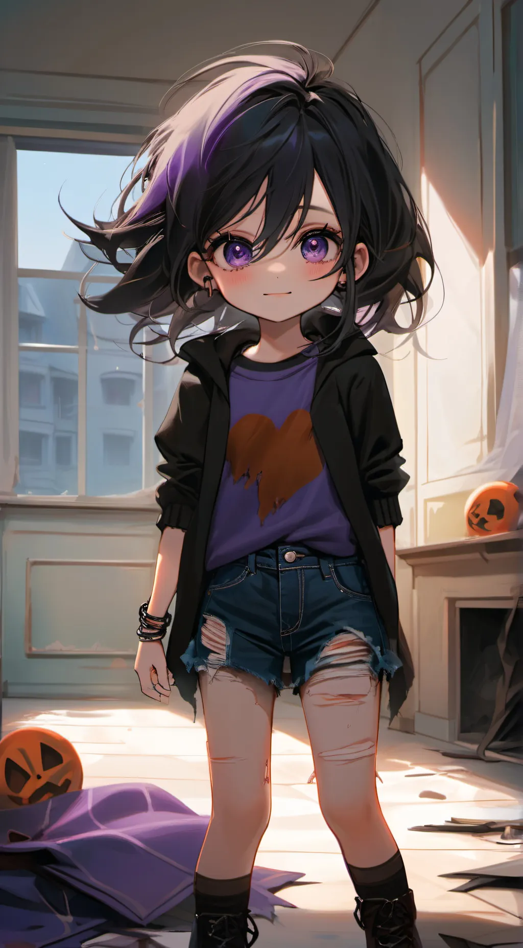 ai character: Lacy background