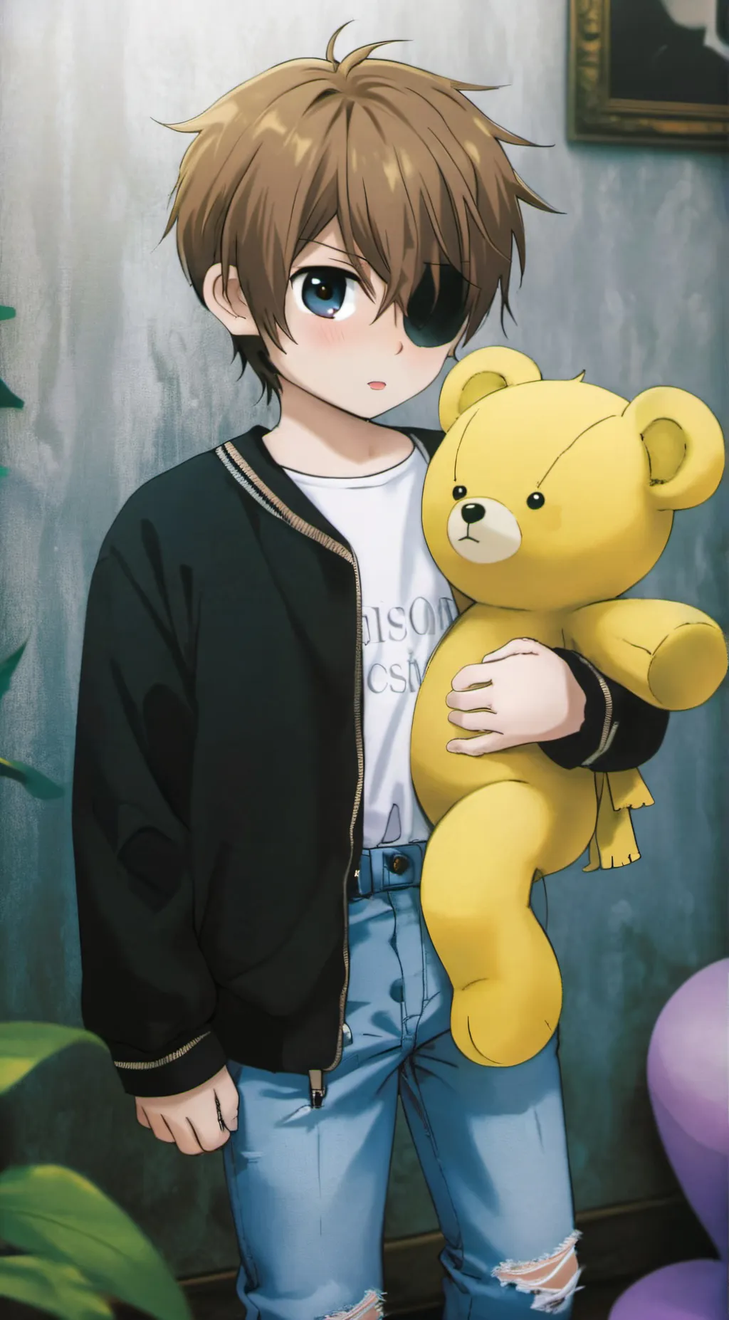 ai character: Chris afton background