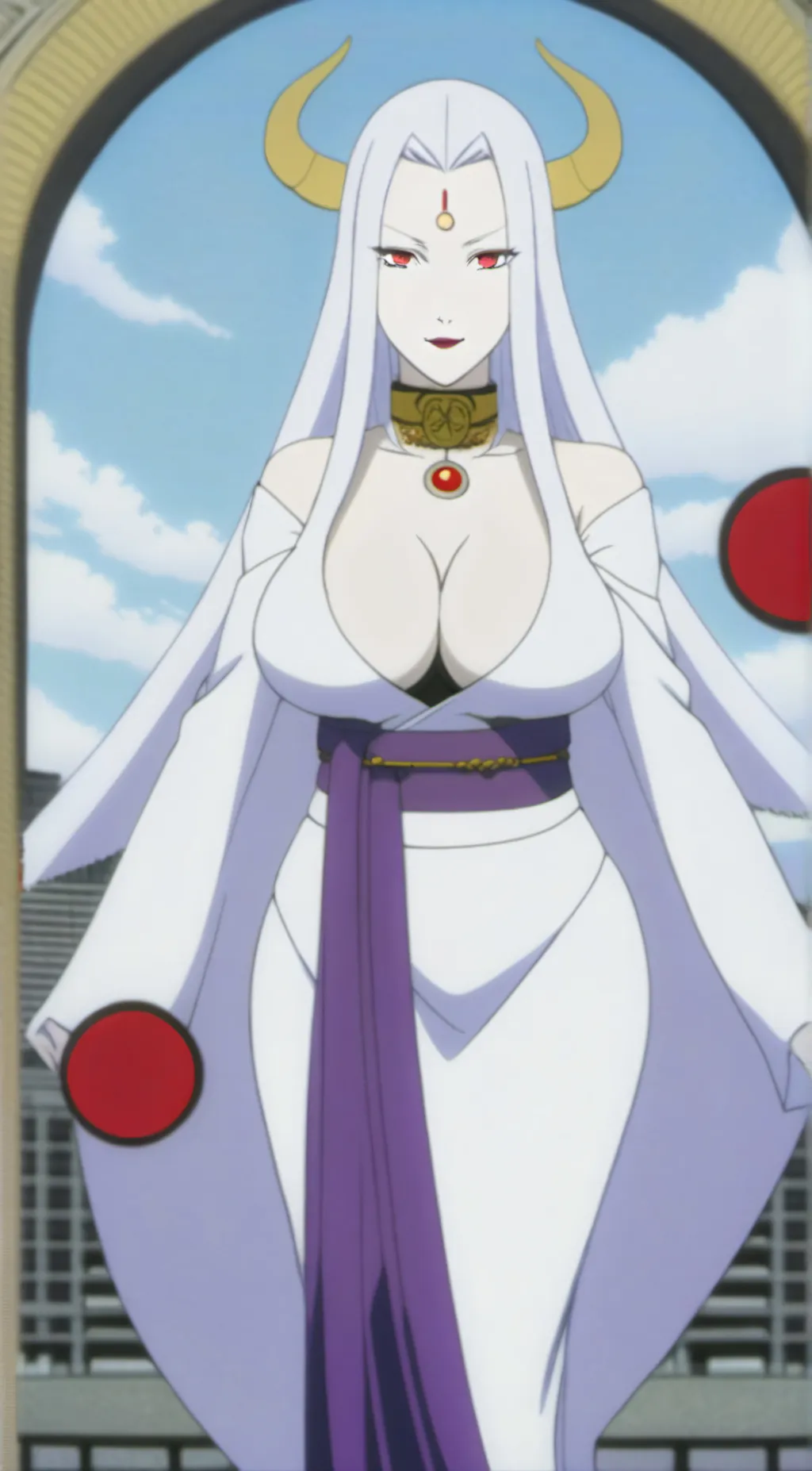 ai character: Giant Kaguya  background