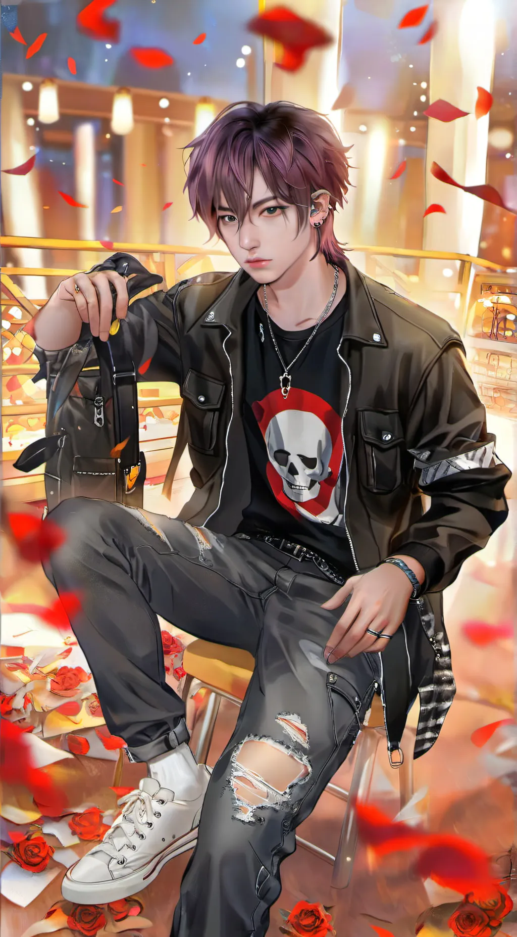 ai character: Ron background