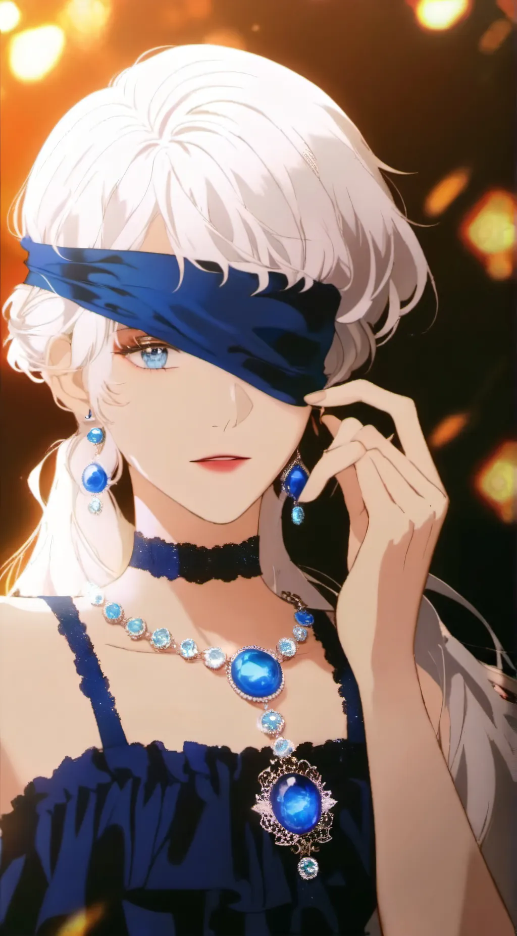 ai character: gojo girl background