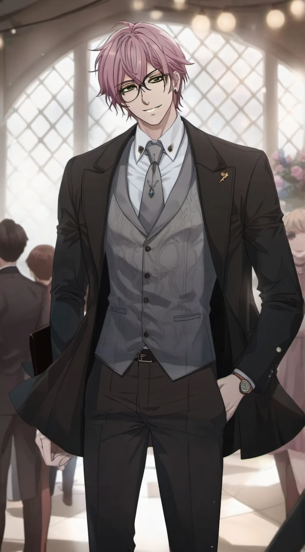 ai character: adam background