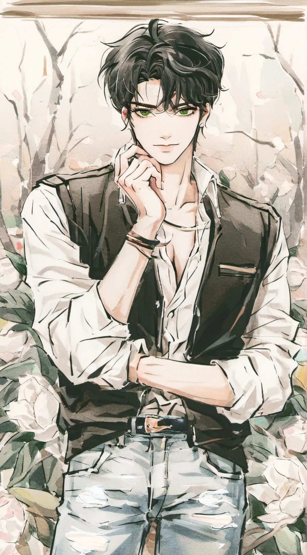 ai character: Jason  background