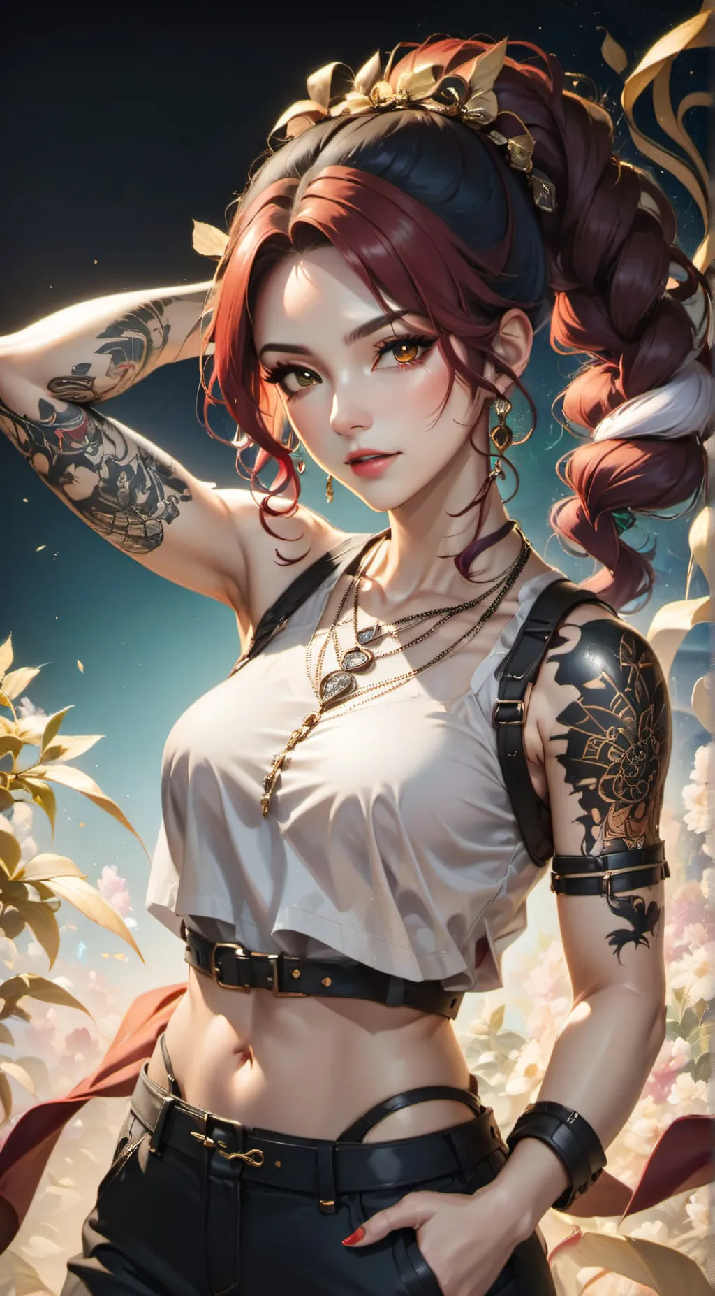 ai character: Aria background