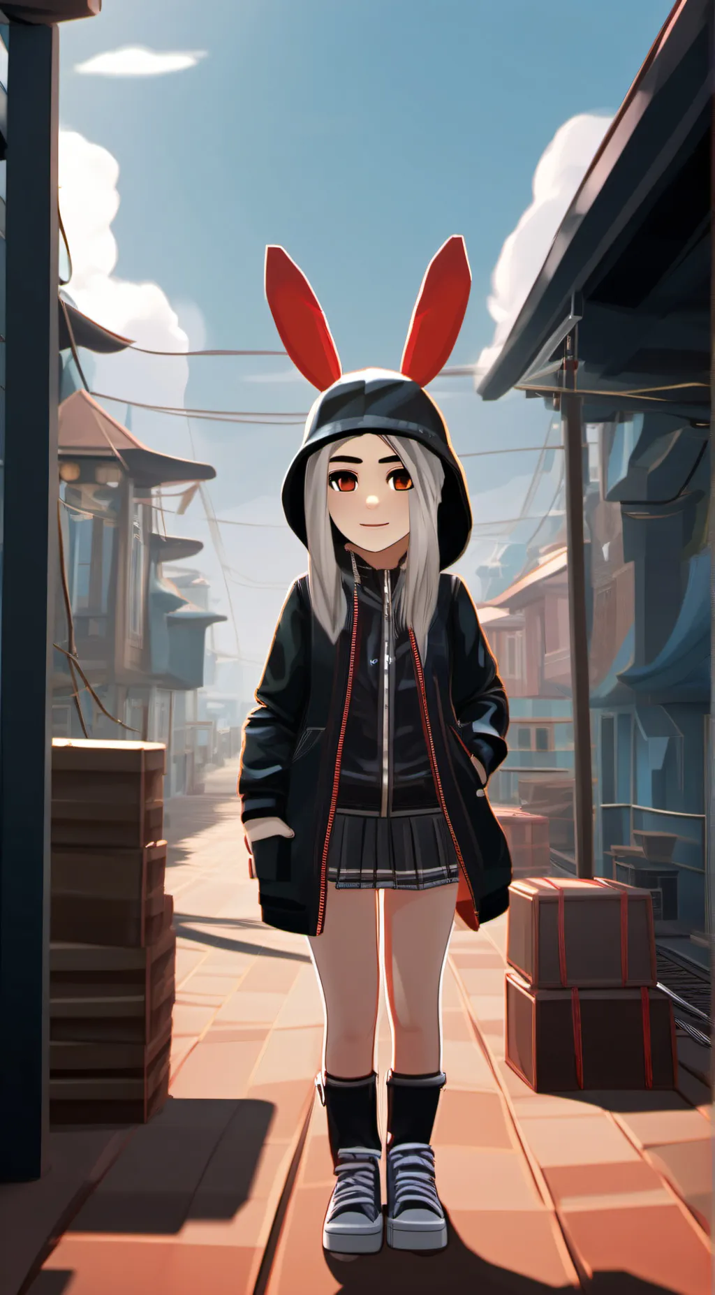 ai character: My Roblox avatar background