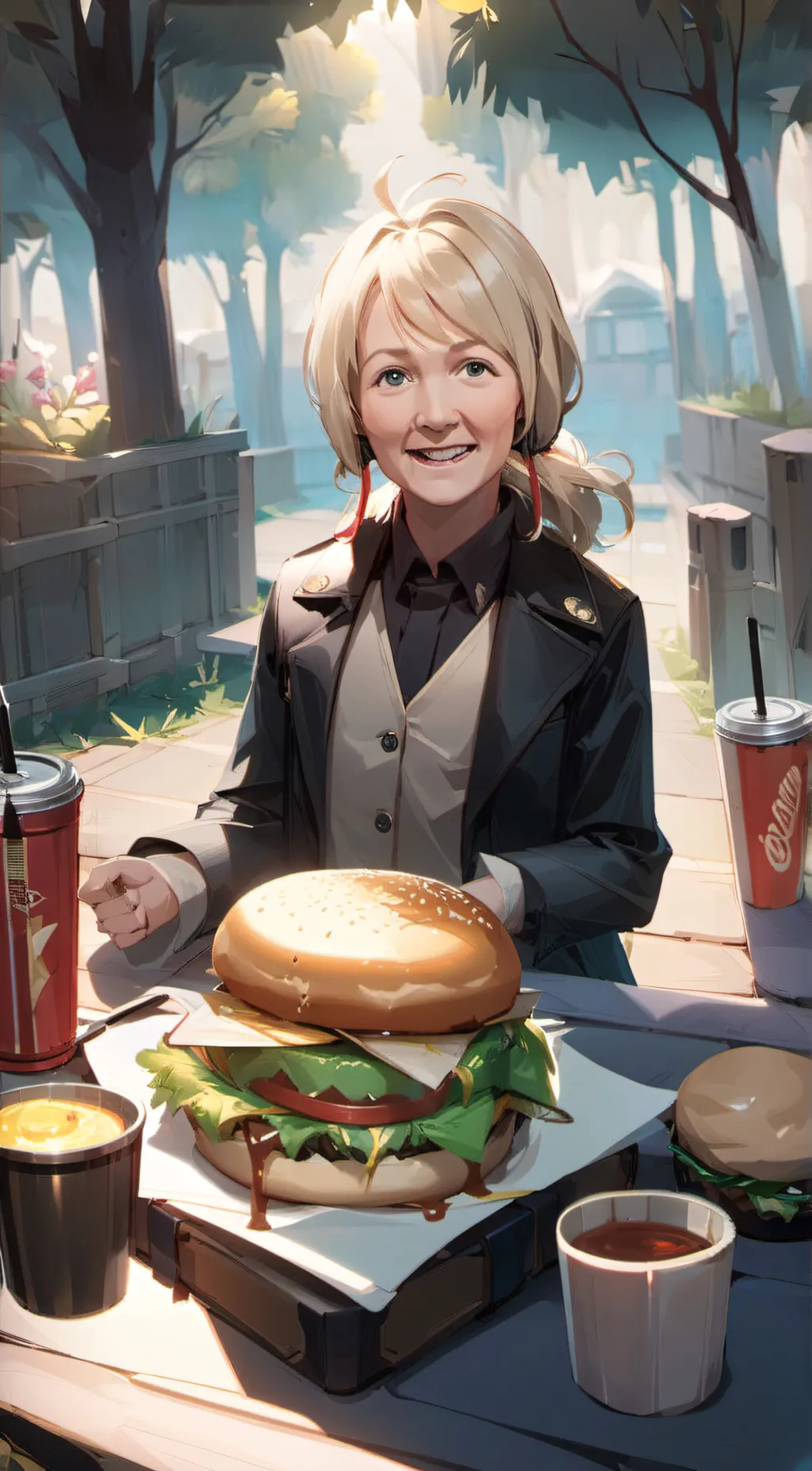 ai character: good karem background