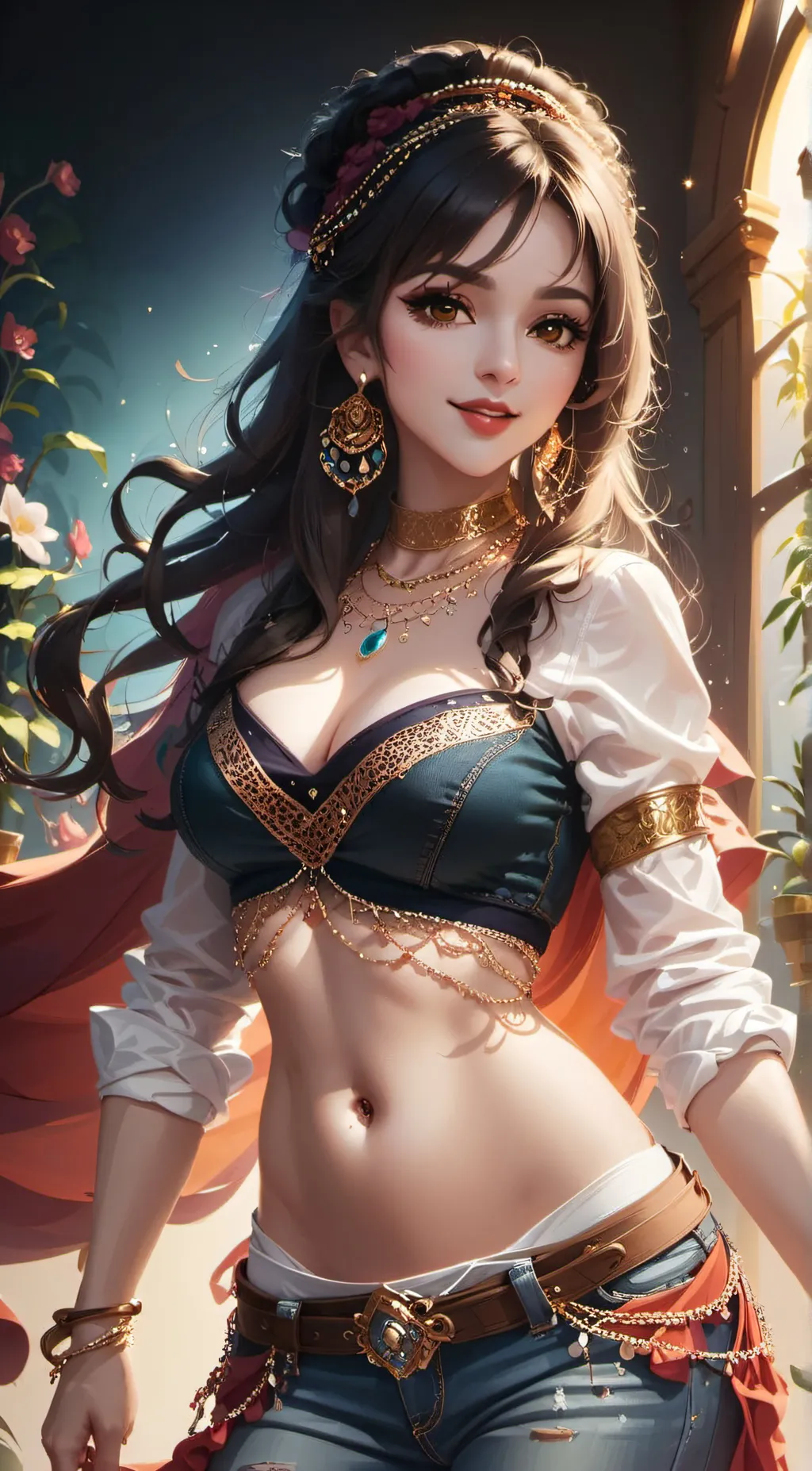 ai character: Jade background