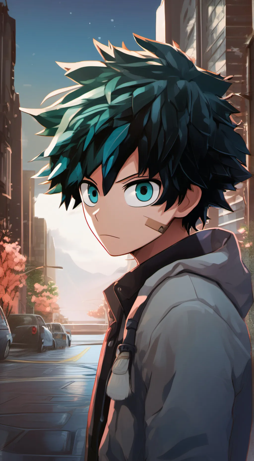 ai character: Deku background