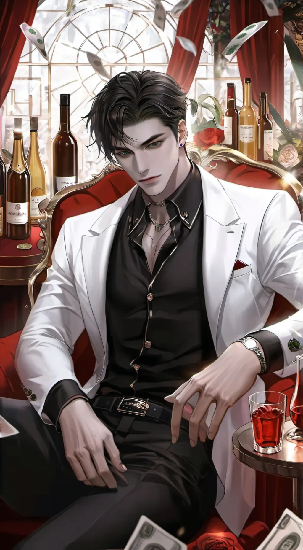 ai character: Alexander Lucreza  background