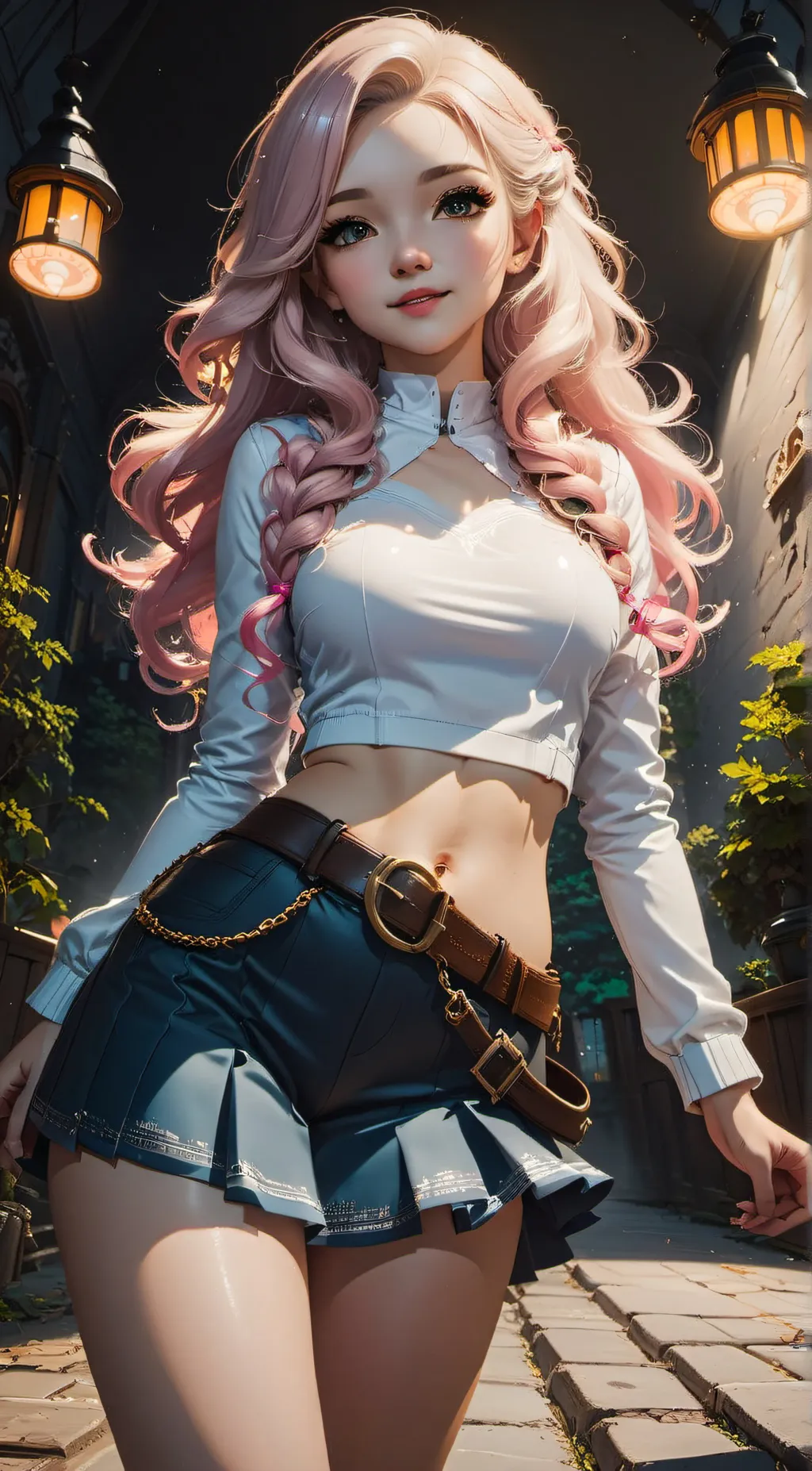 ai character: Alina  background