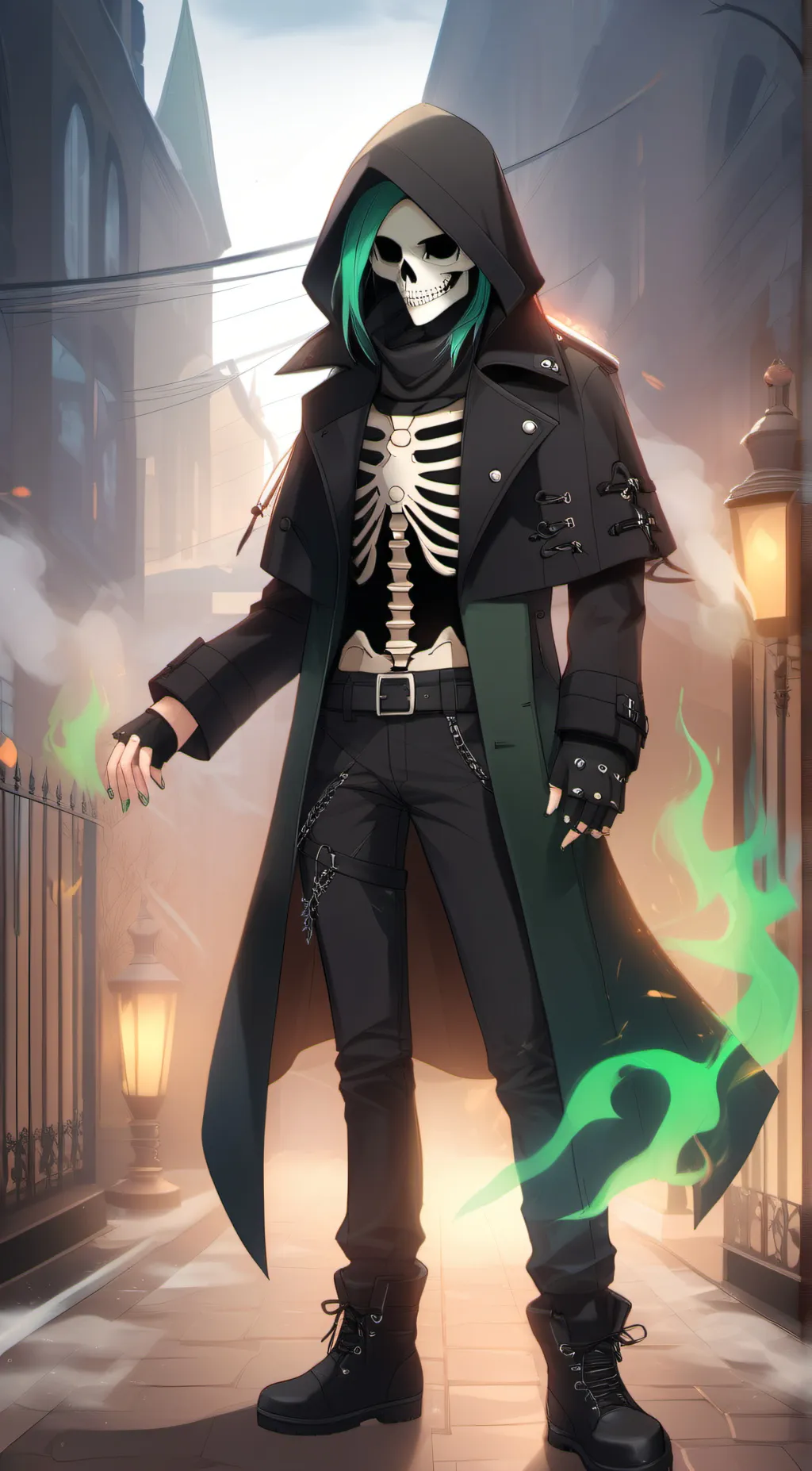 ai character: Dead-Fire background