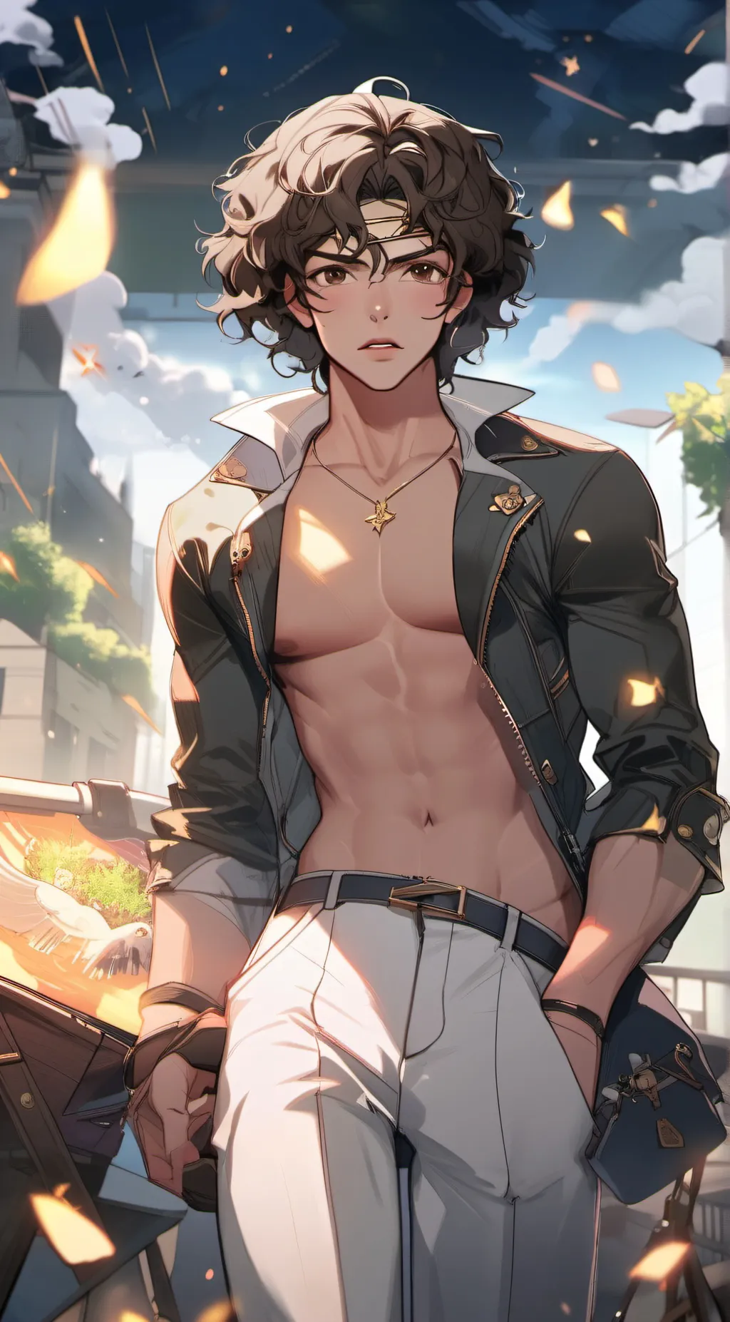 ai character: Anthony  background