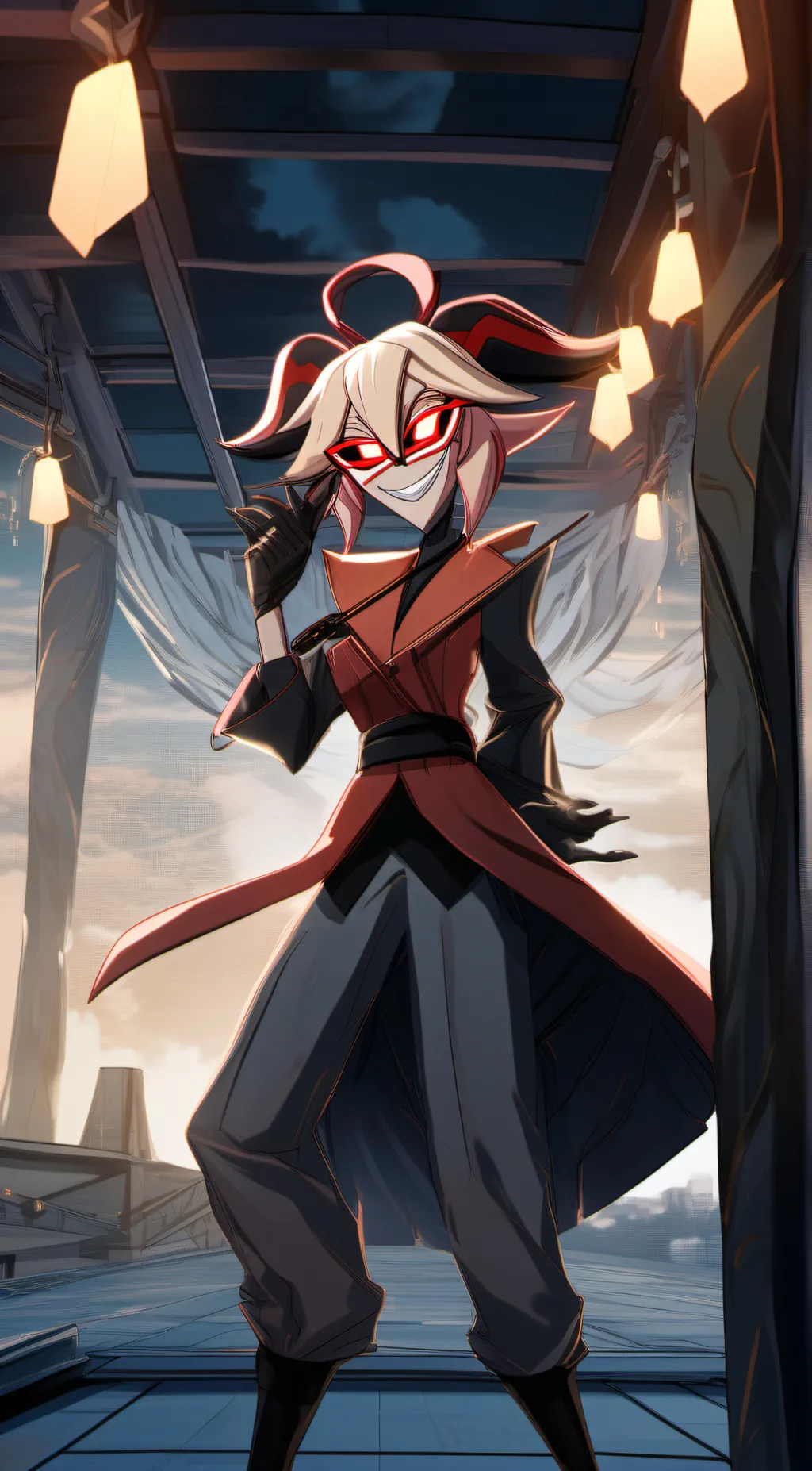 ai character: Lucifer  background