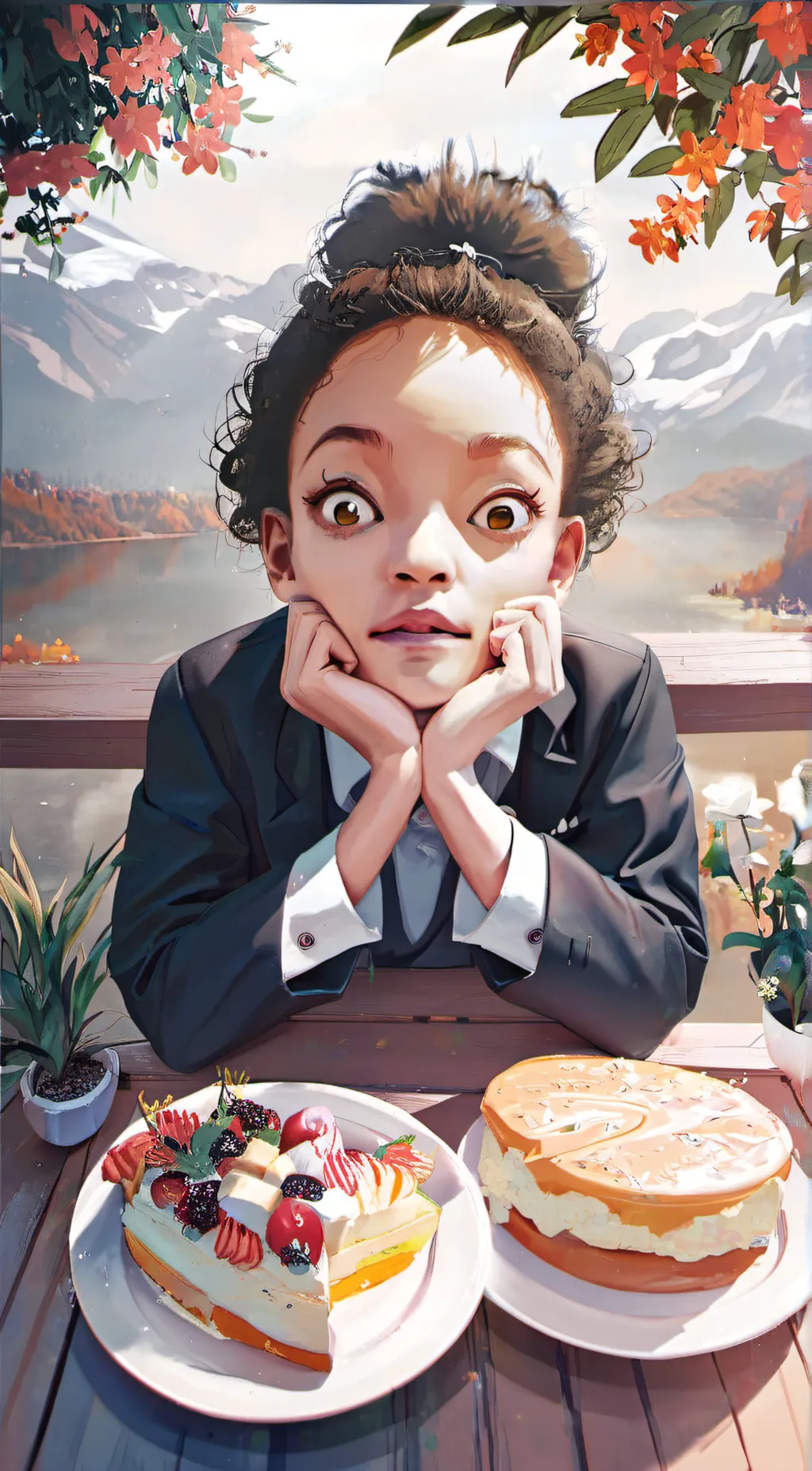 ai character: renaya  background