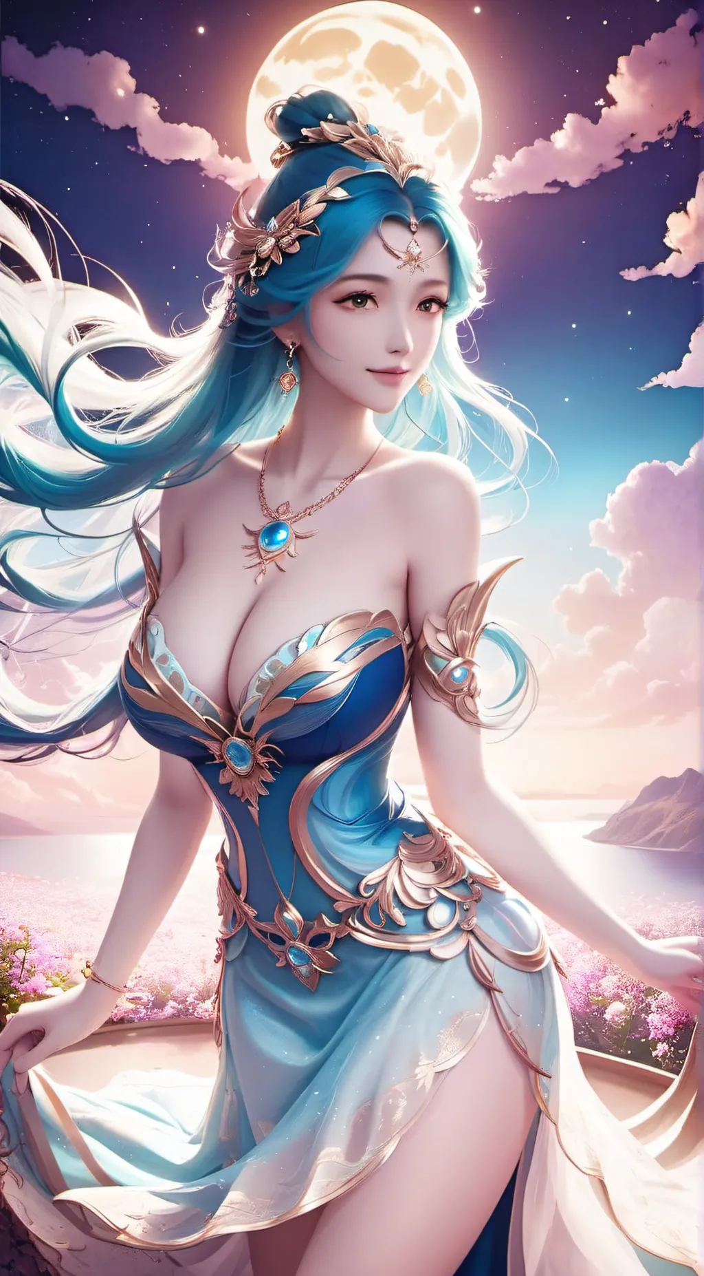 ai character: Vivian Moon background