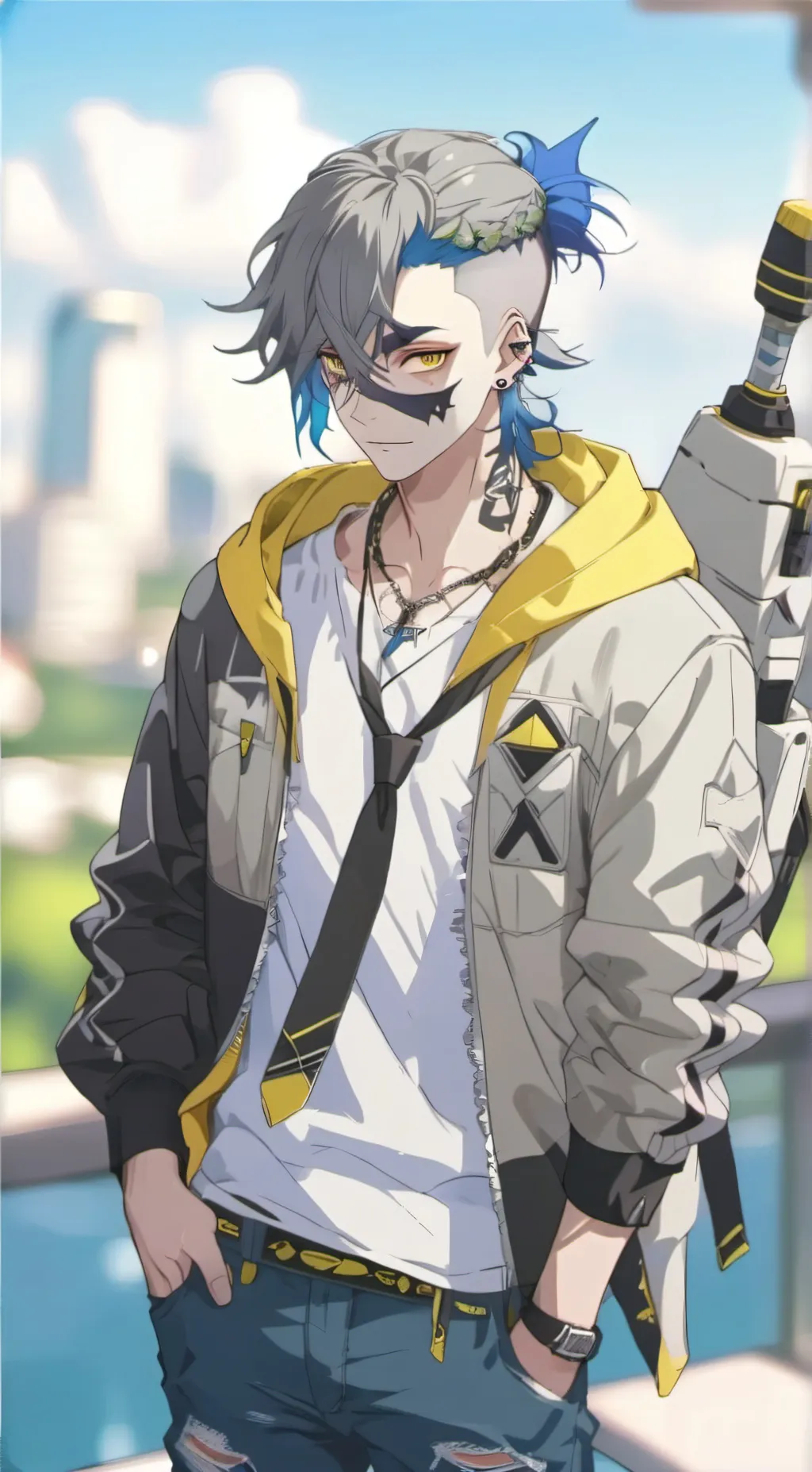 ai character: Zah-hen background