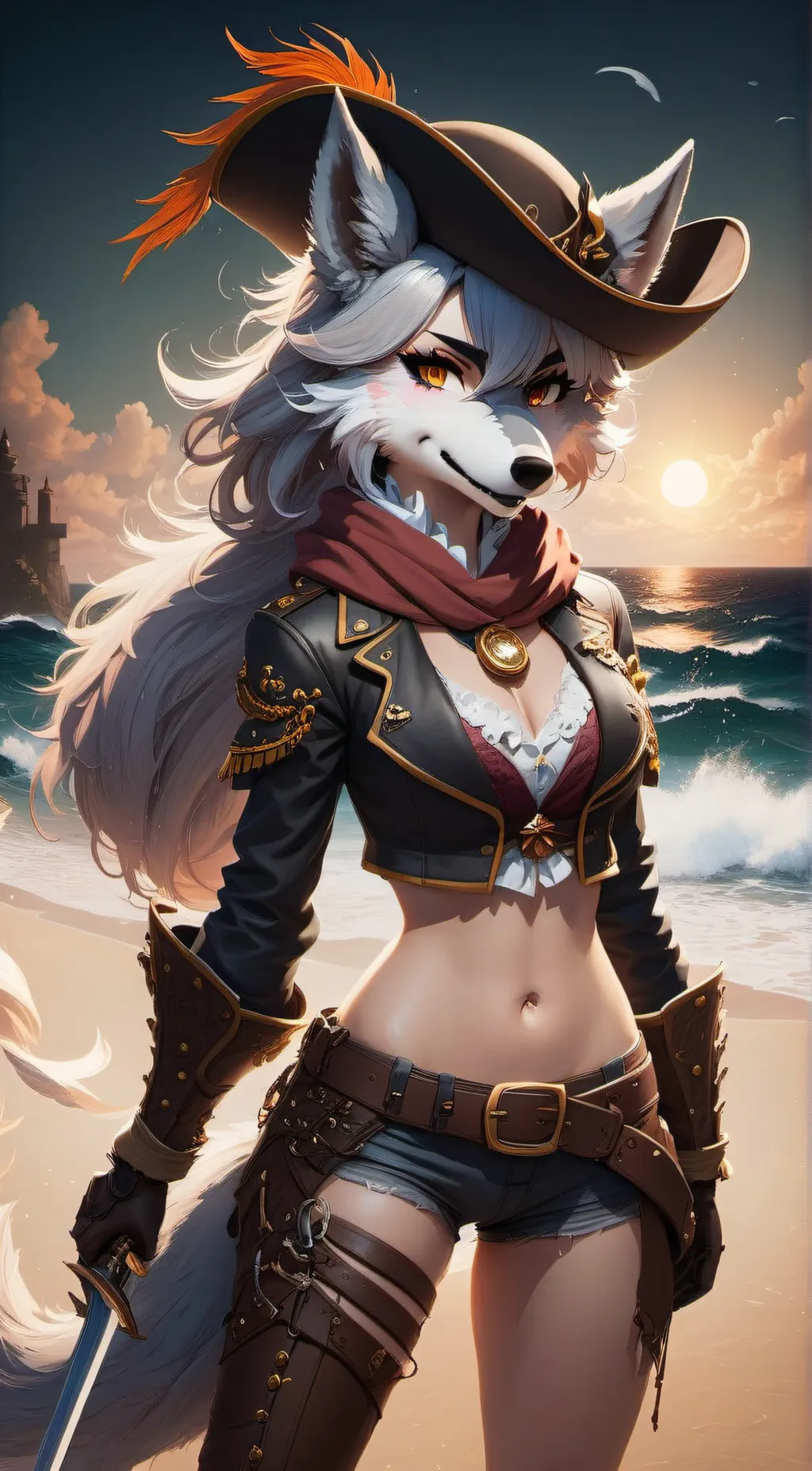 ai character: Pirate Queen Mary background