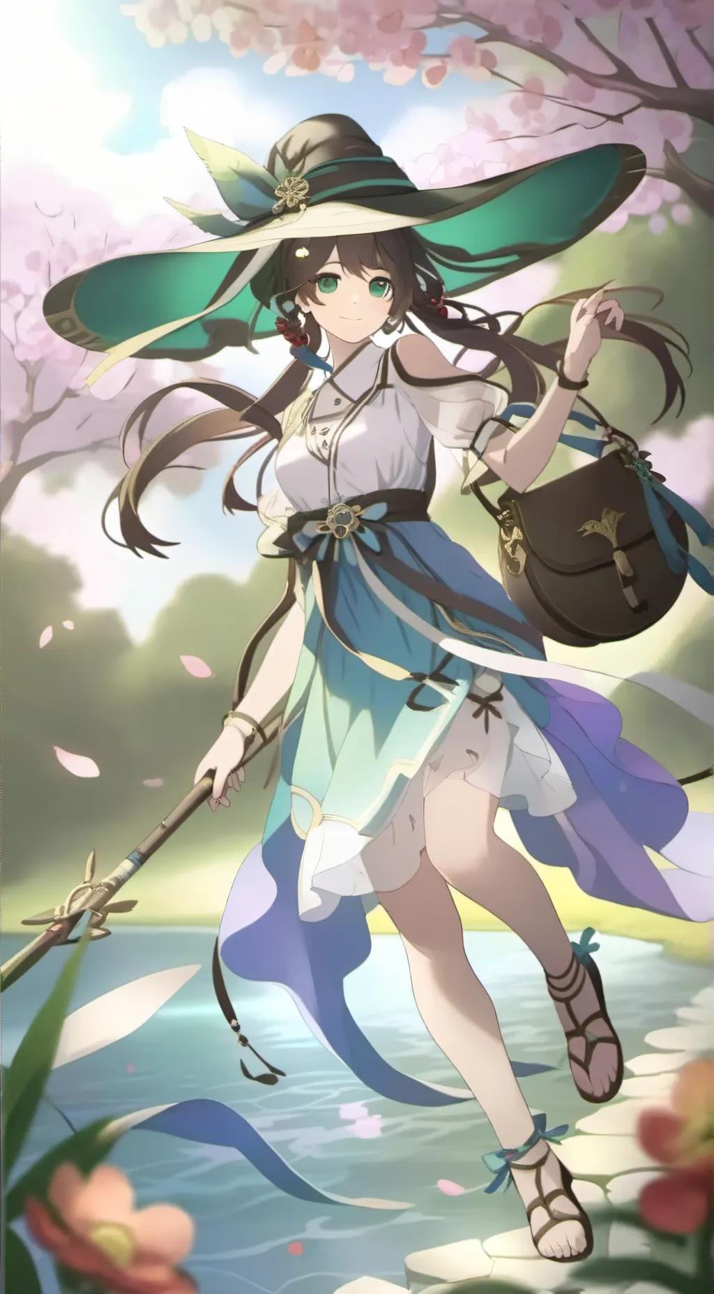 ai character: Luna background