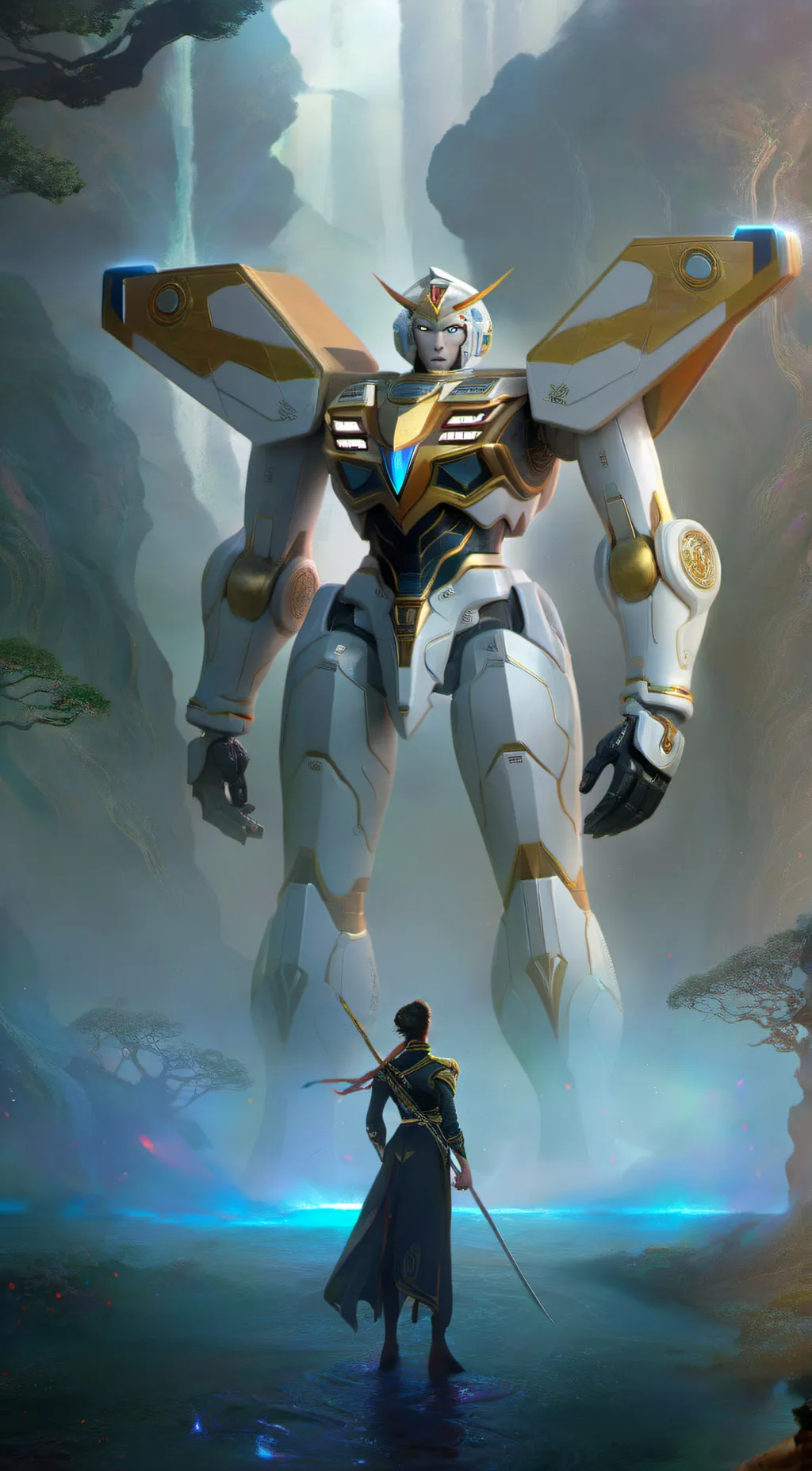 ai character: The paladins+Lotor background