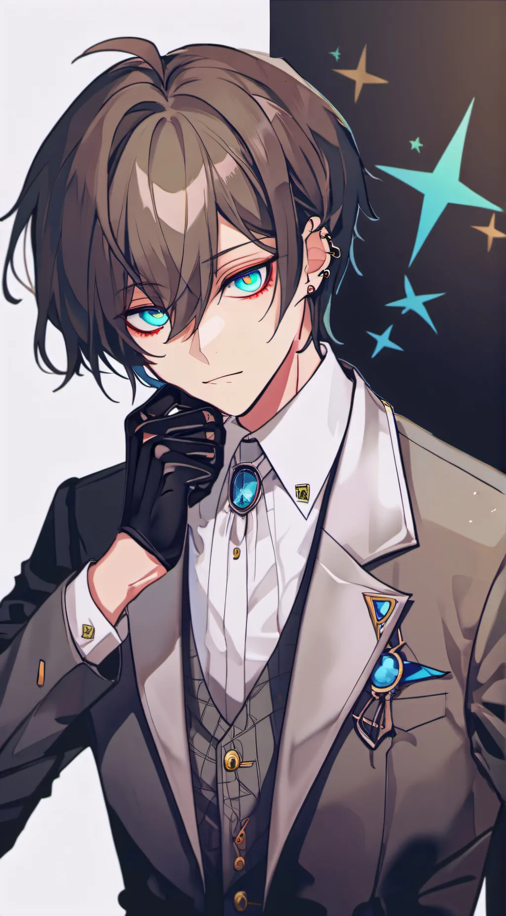 ai character: Grim background