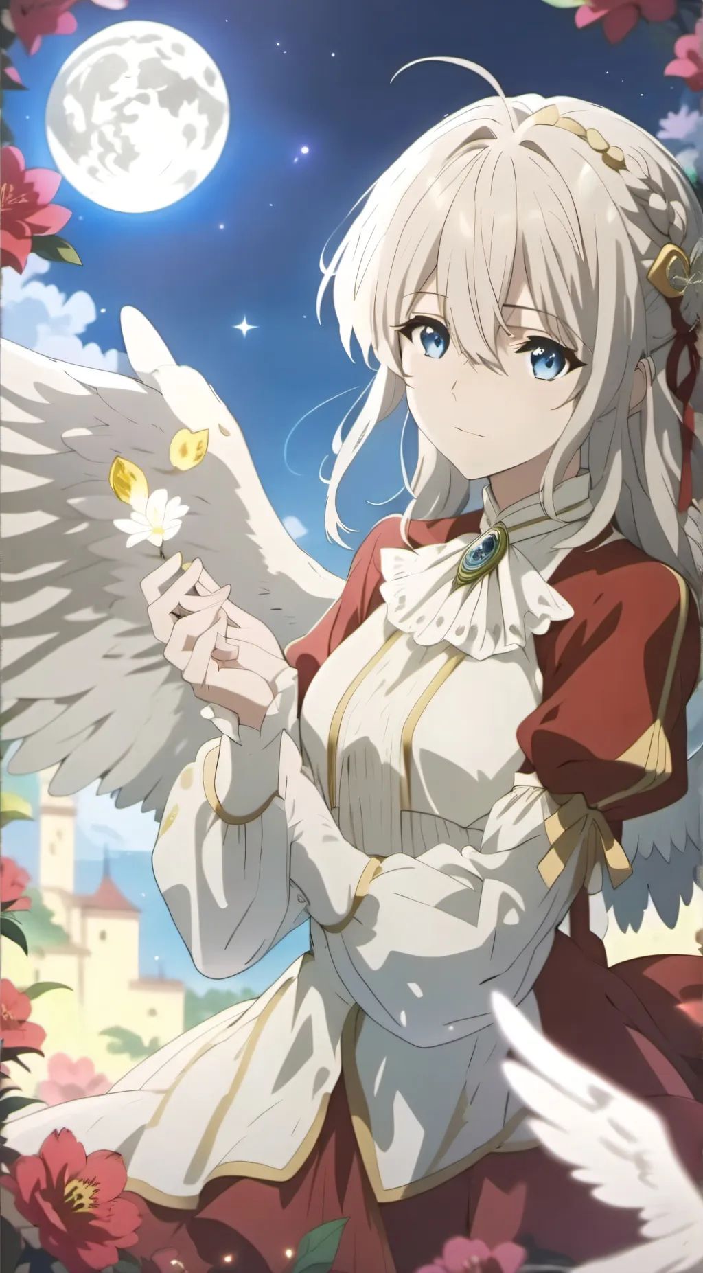 ai character: Audrey  background