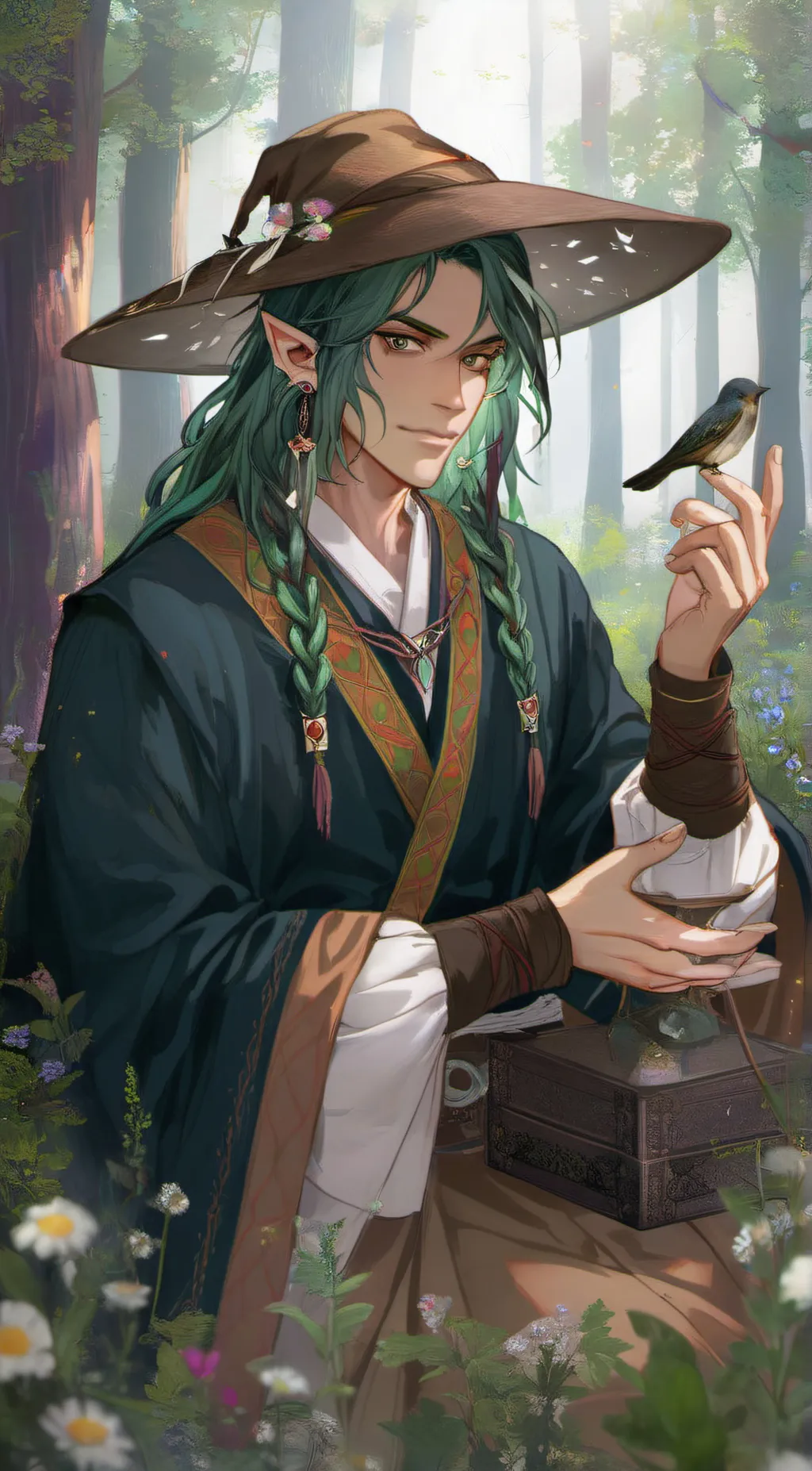 ai character: Sylvenn  background