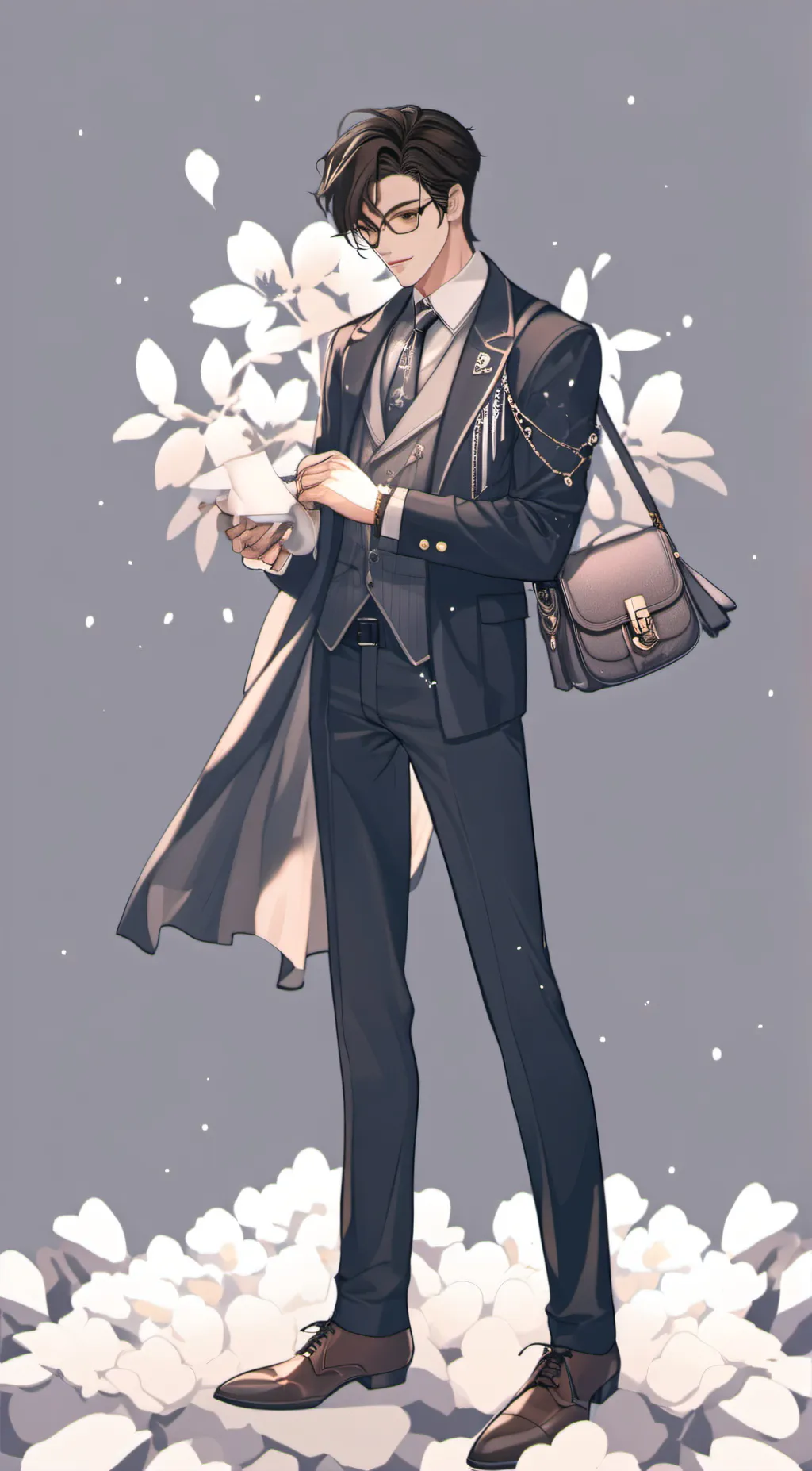 ai character: ash background