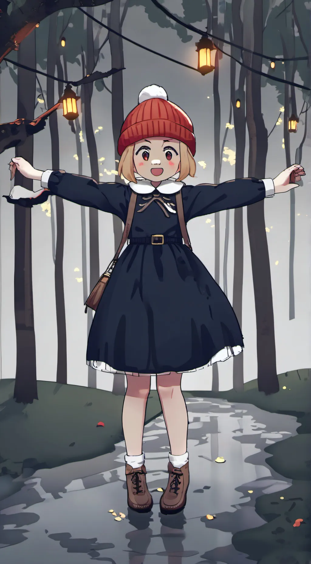 ai character: Li'l petey  background