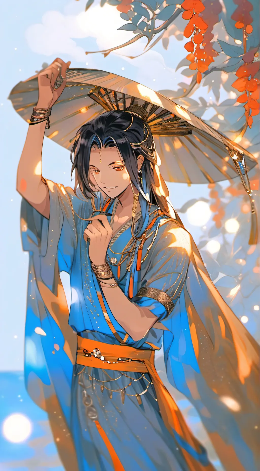 ai character: demon slayer start background