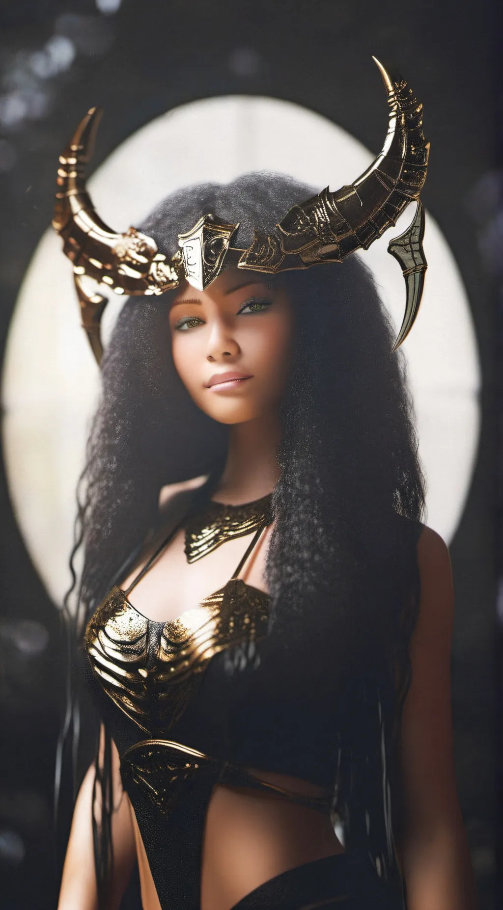 ai character: queen bloodraina background