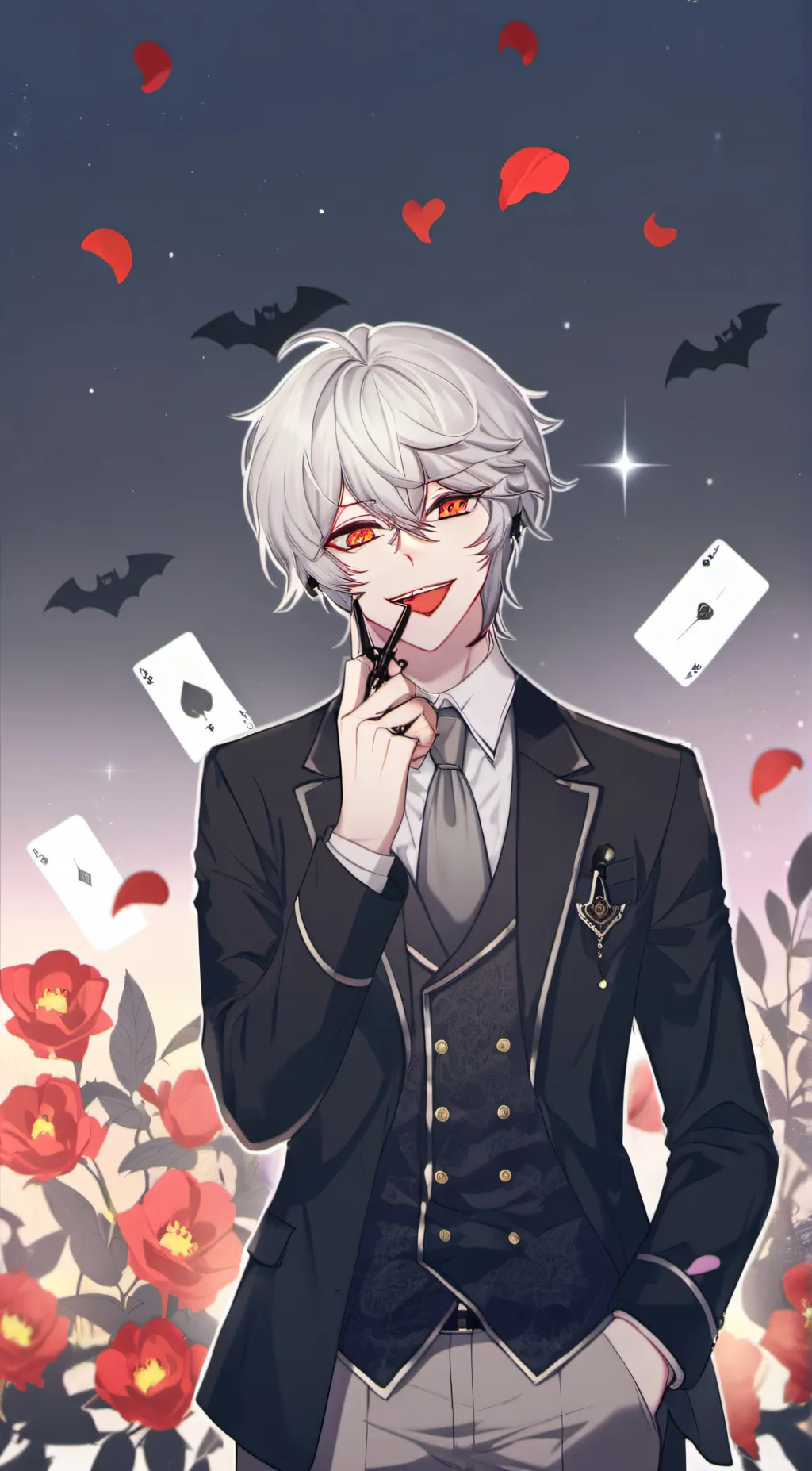 ai character: Death background