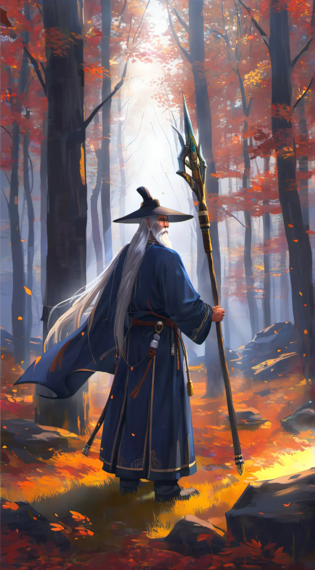 ai character: Odin background