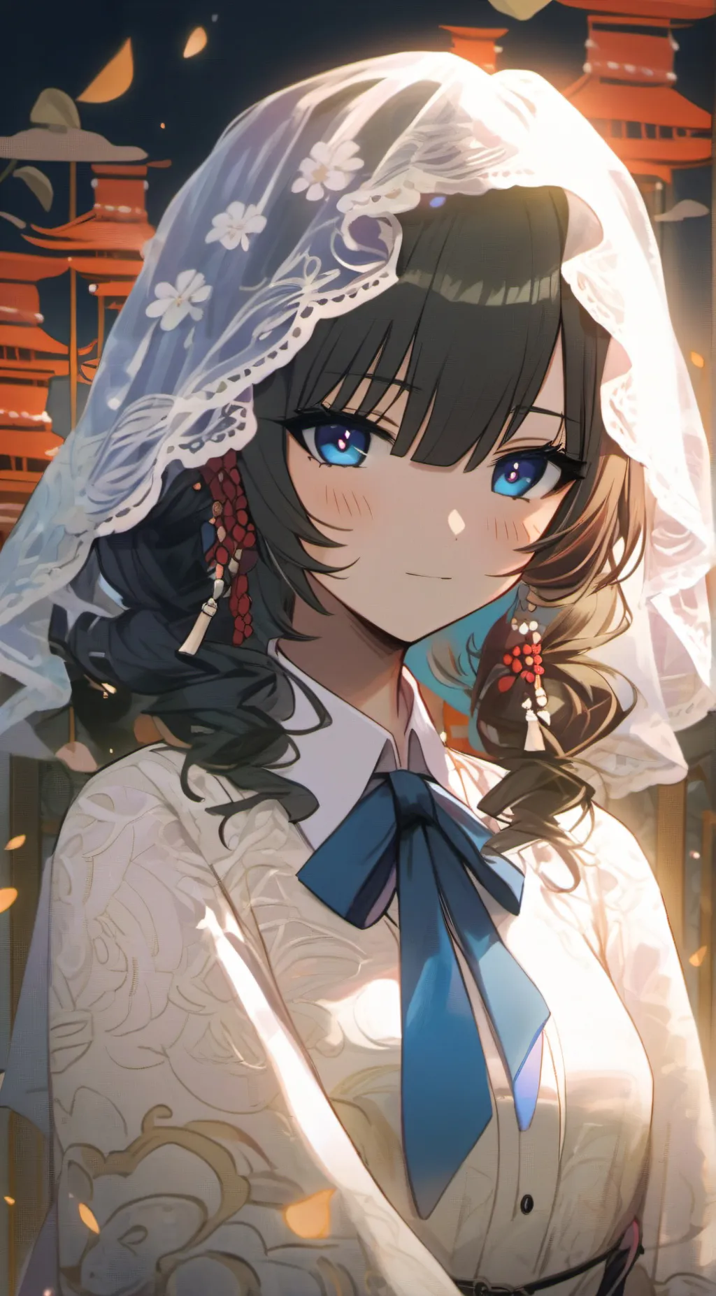 ai character: Amelia M. Leah background