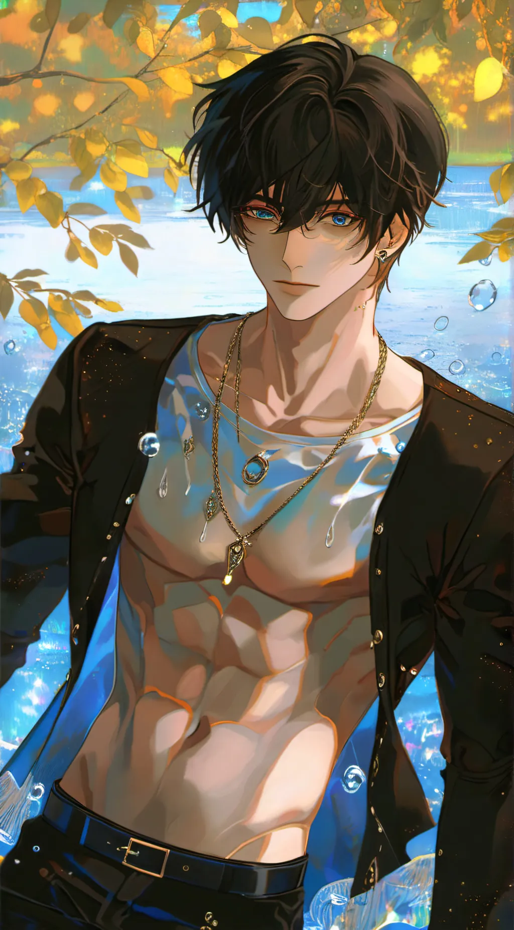 ai character: mark background