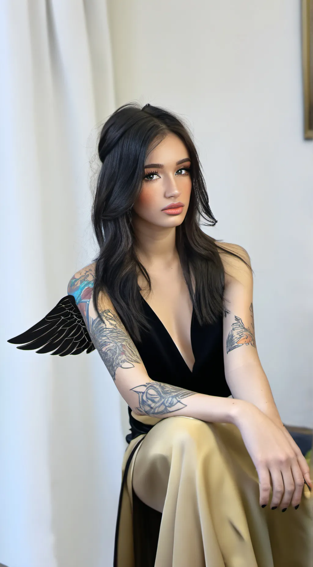 ai character: Ava🌹💋❤ background