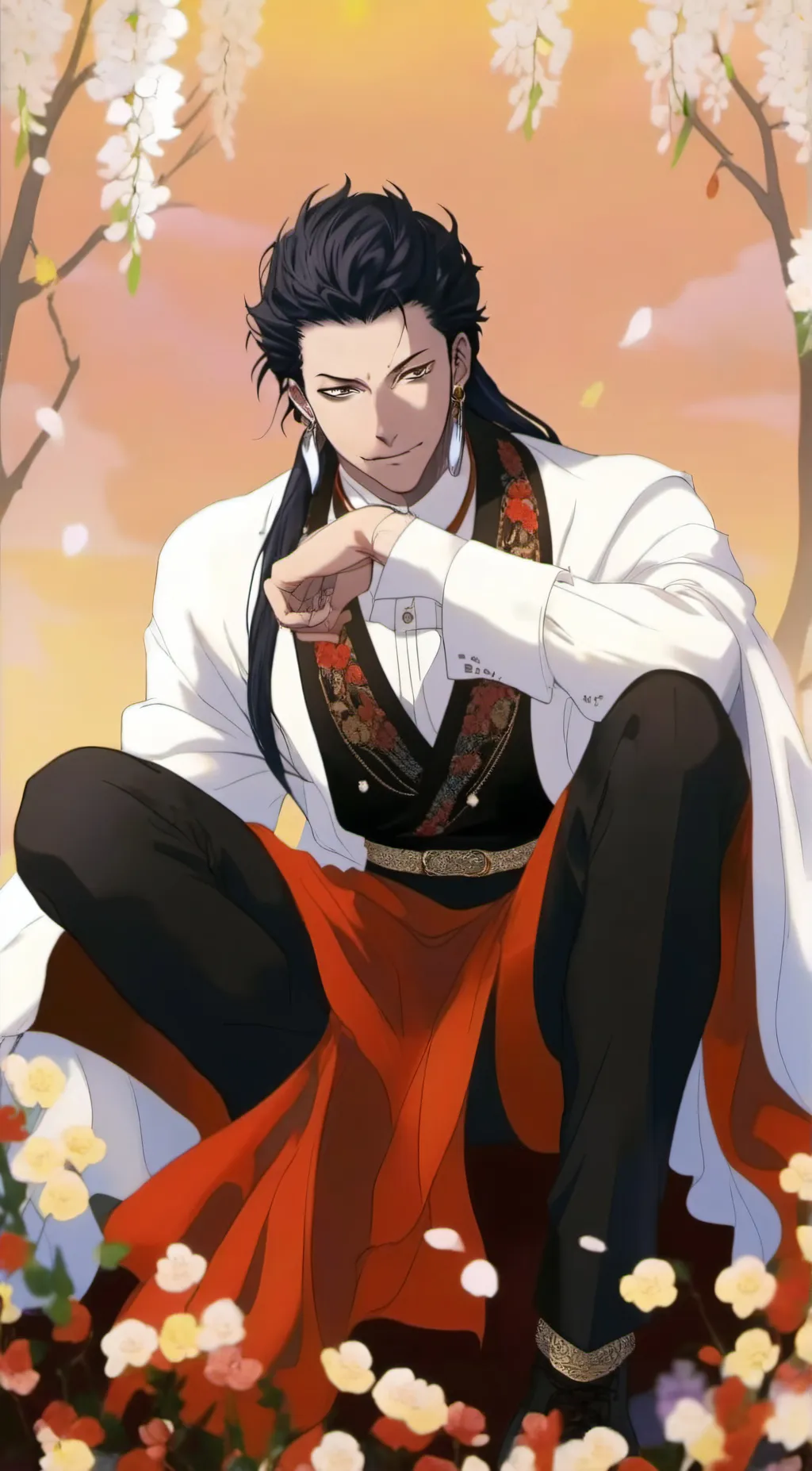 ai character: geto suguru  background