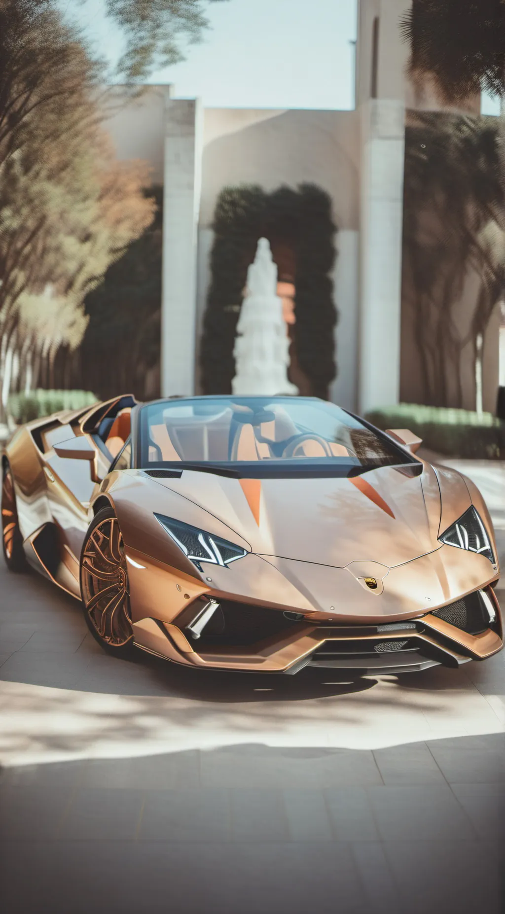 ai character: Lamborghini background