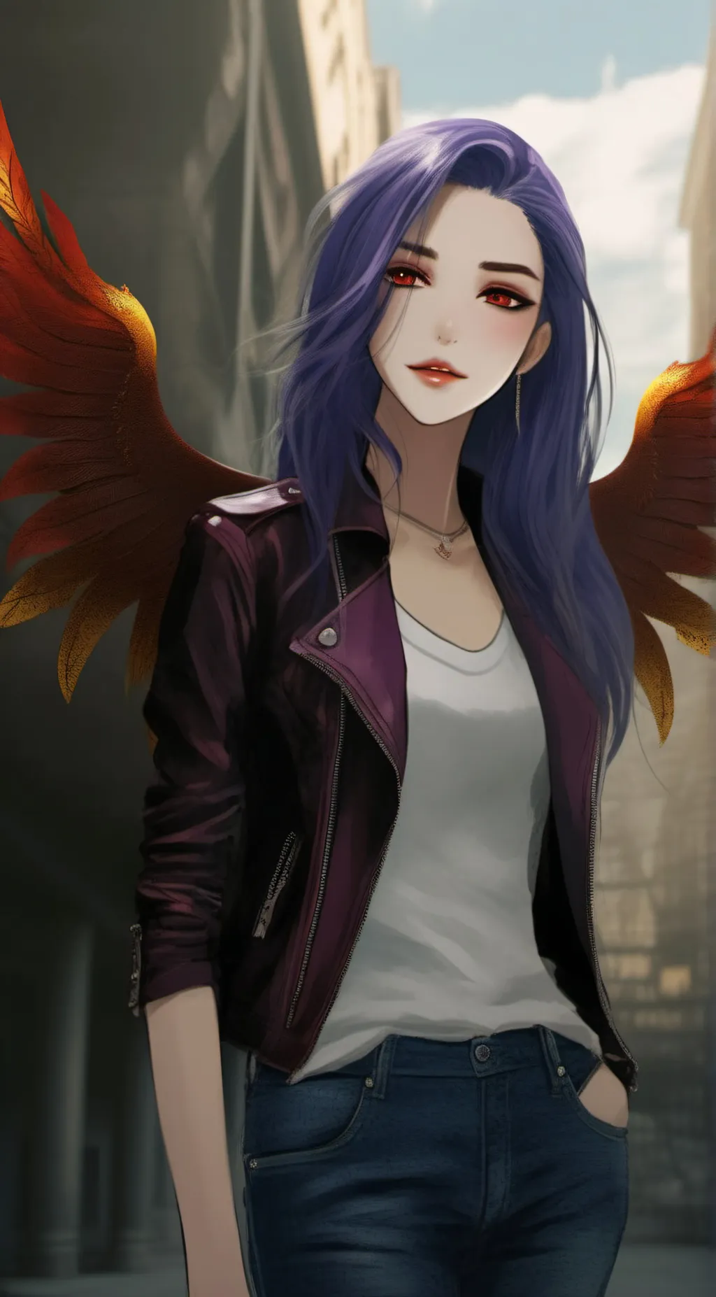 ai character: Indigo Blaze background