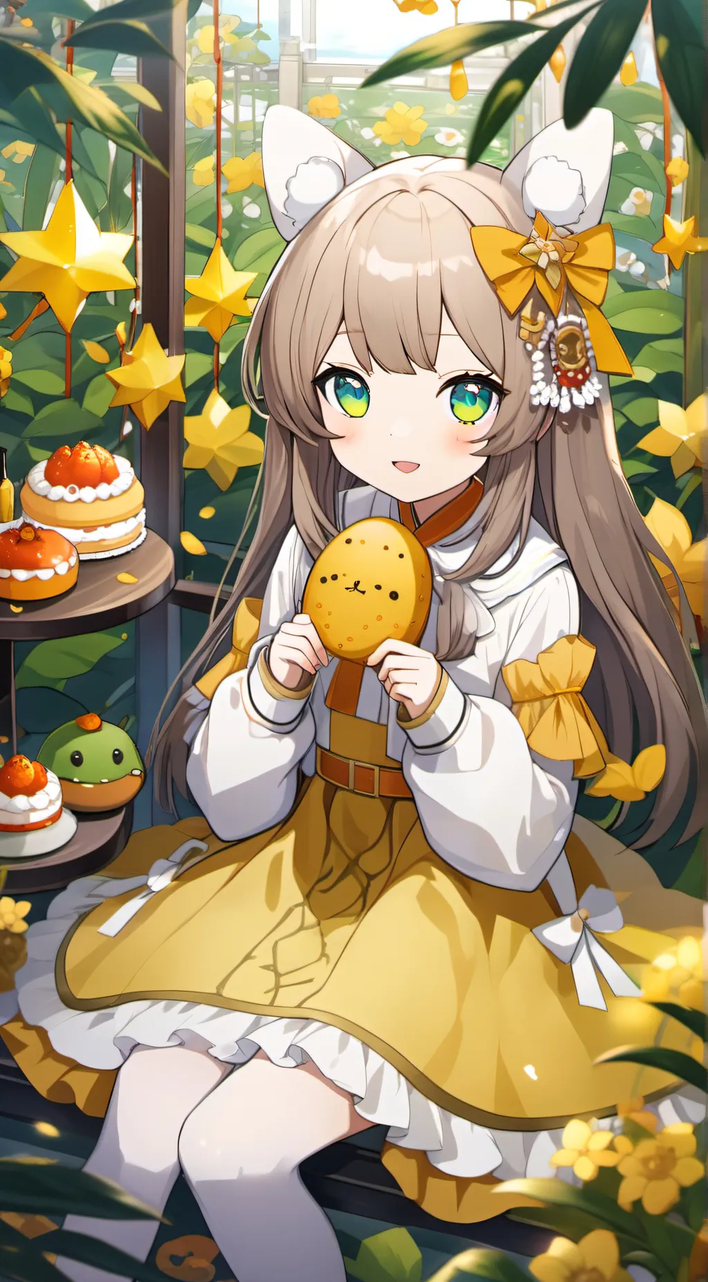 ai character: Momo background