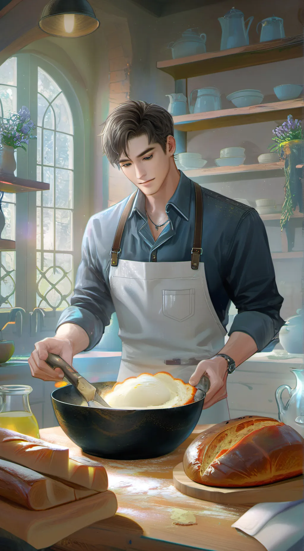 ai character: Davidson  background