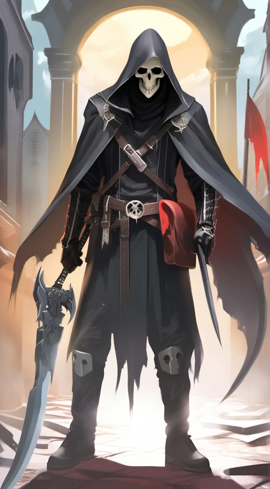 ai character: Grimm Reaper  background