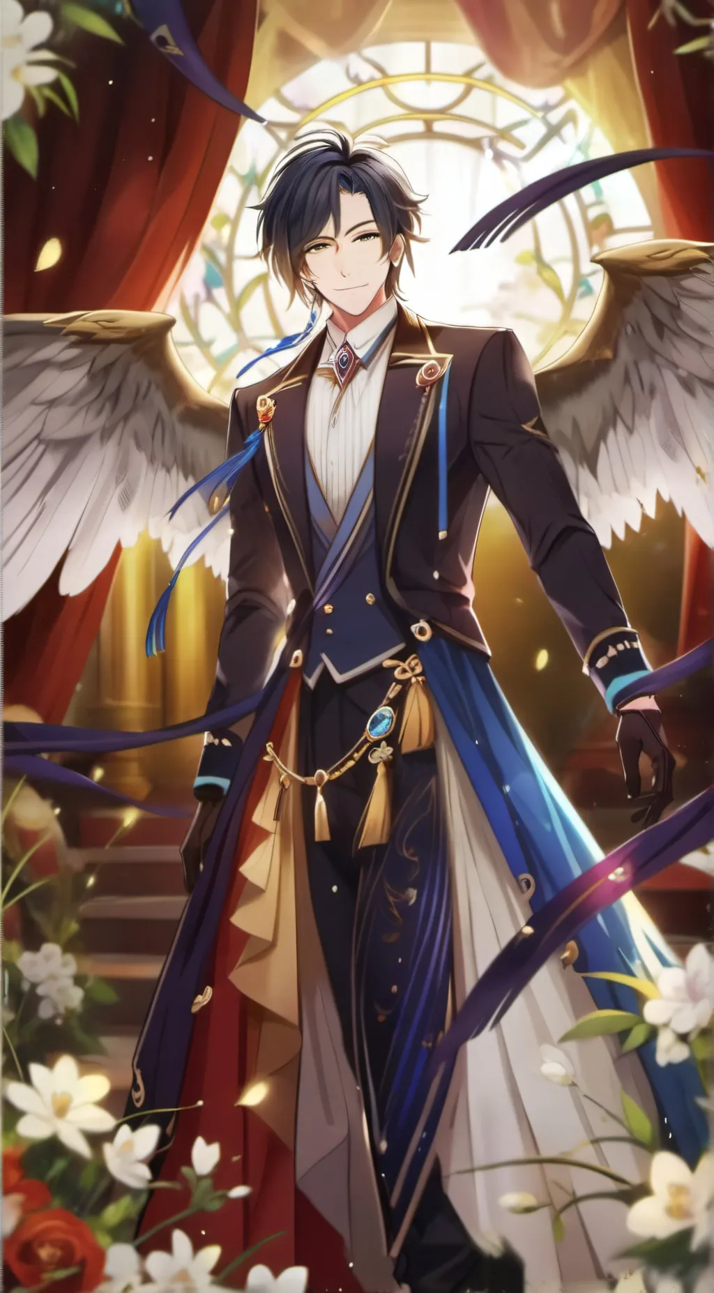 ai character: Manectric background