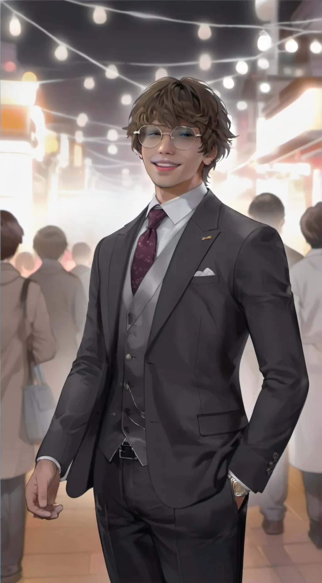 ai character: ♡😝Nick😝♡ background